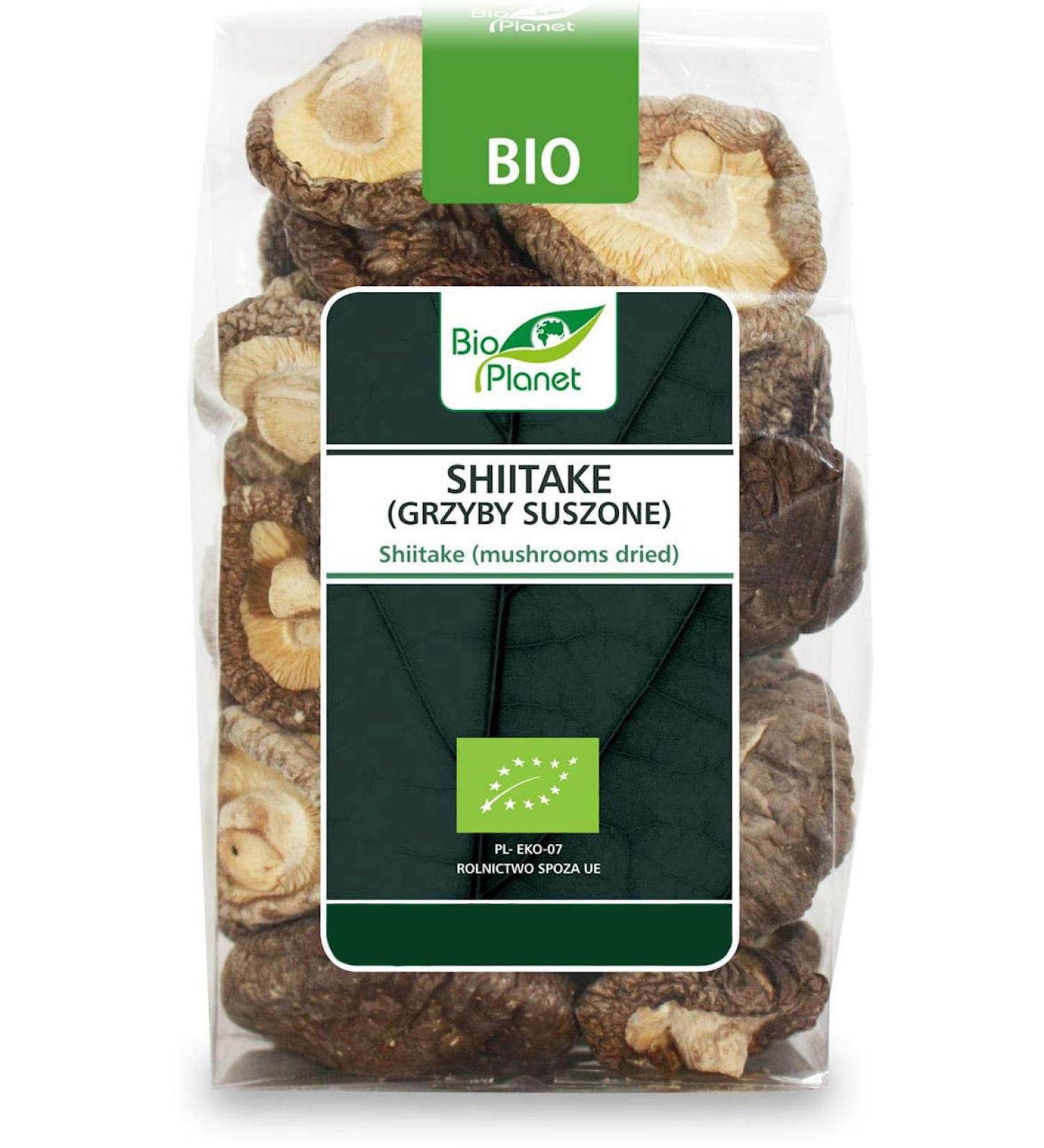 BIO PLANET Shiitake (champignons secs) BIO 50 g - BIO PLANET