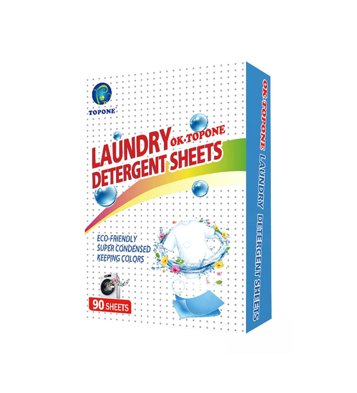 90 Pcs Laundry Detergent Sheets Nano-concentrated Washing Powder Sheets Laundry Cleaning Products Supplies Tablets Cleaning Liquidless Scent Laundry Powder Wash Sheets Nano-concentrated Pcs Pa - Buy Online on GoSupps.com