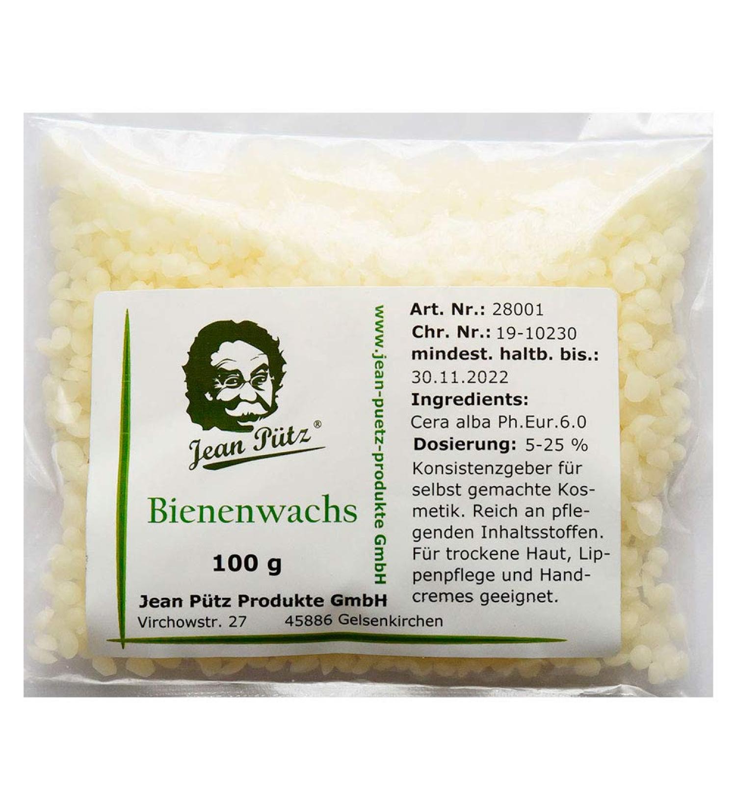 Jean P tz Original Beeswax 100 g for the production of hand creams and care sticks