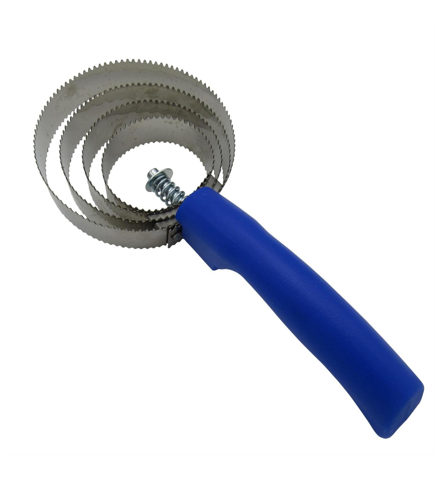 SecureFix Direct Spiral Curry Comb Horse (Brush Pets Equestrain Metal Grooming Shredding Blue) - Buy Online on GoSupps.com