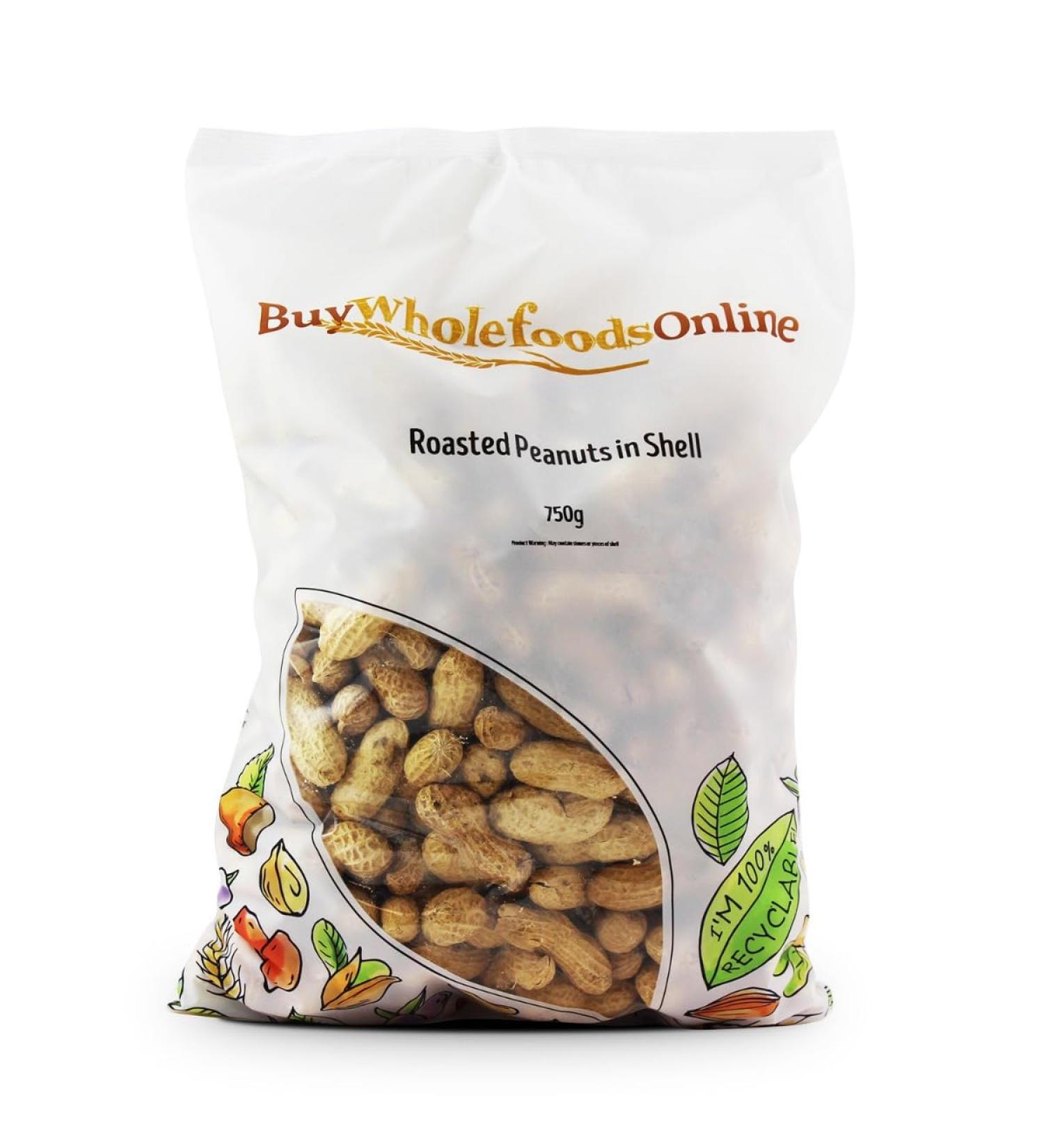Peanuts Roasted In Shell 750g (BWFO)
