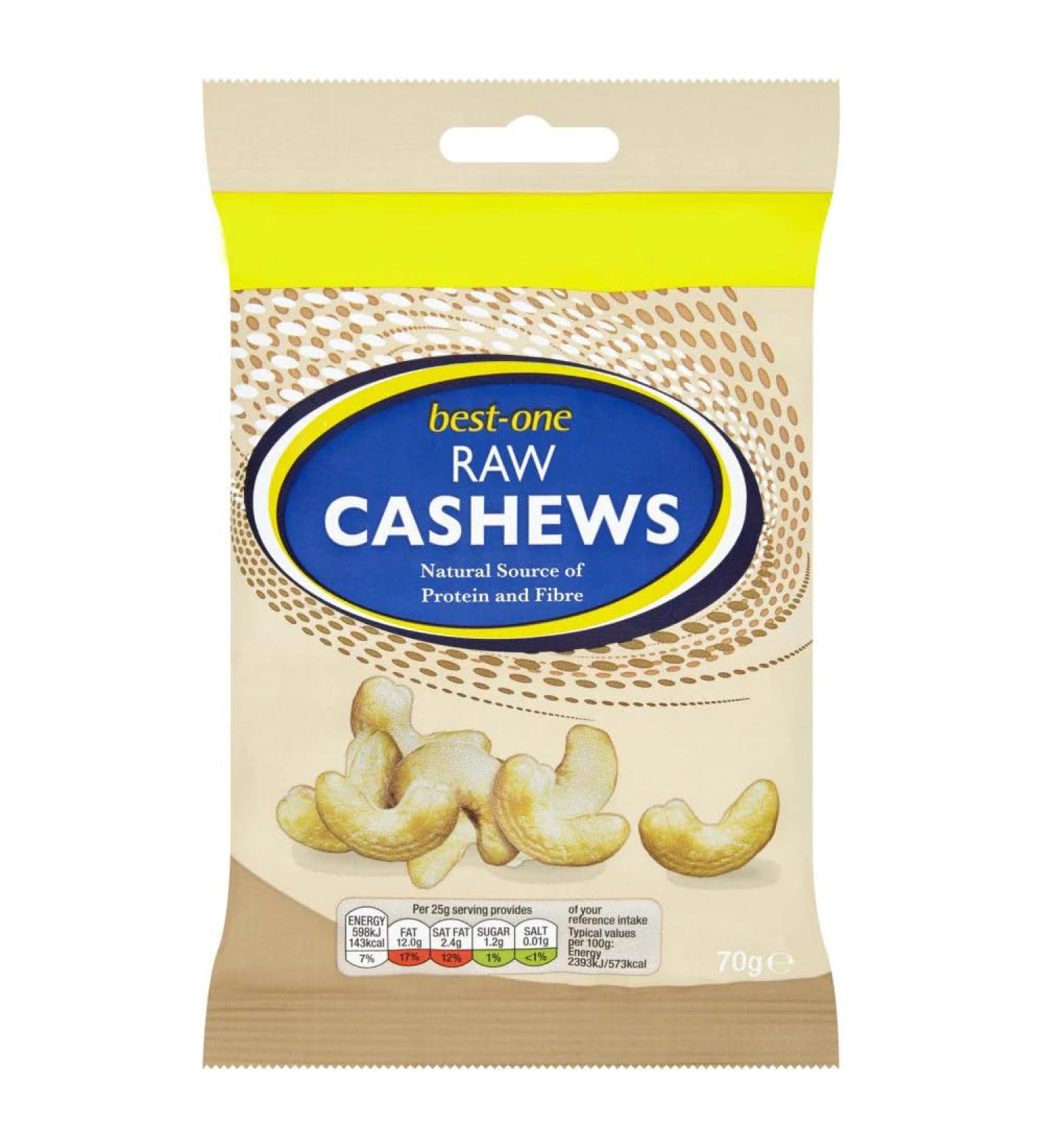 Best-One Raw Cashews 70g-Food