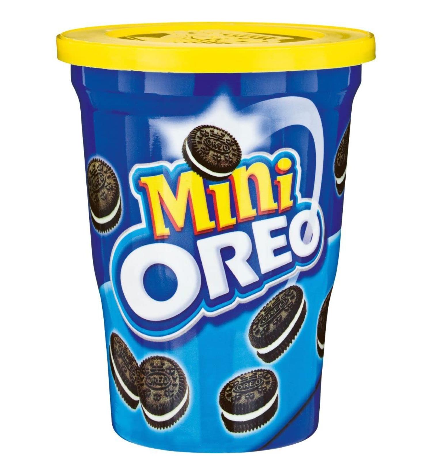 Mini OREO Cocoa biscuits filled with vanilla cream Biscuits cocoa stuffed la cr me la vanilla 115 g - Buy Online on GoSupps.com