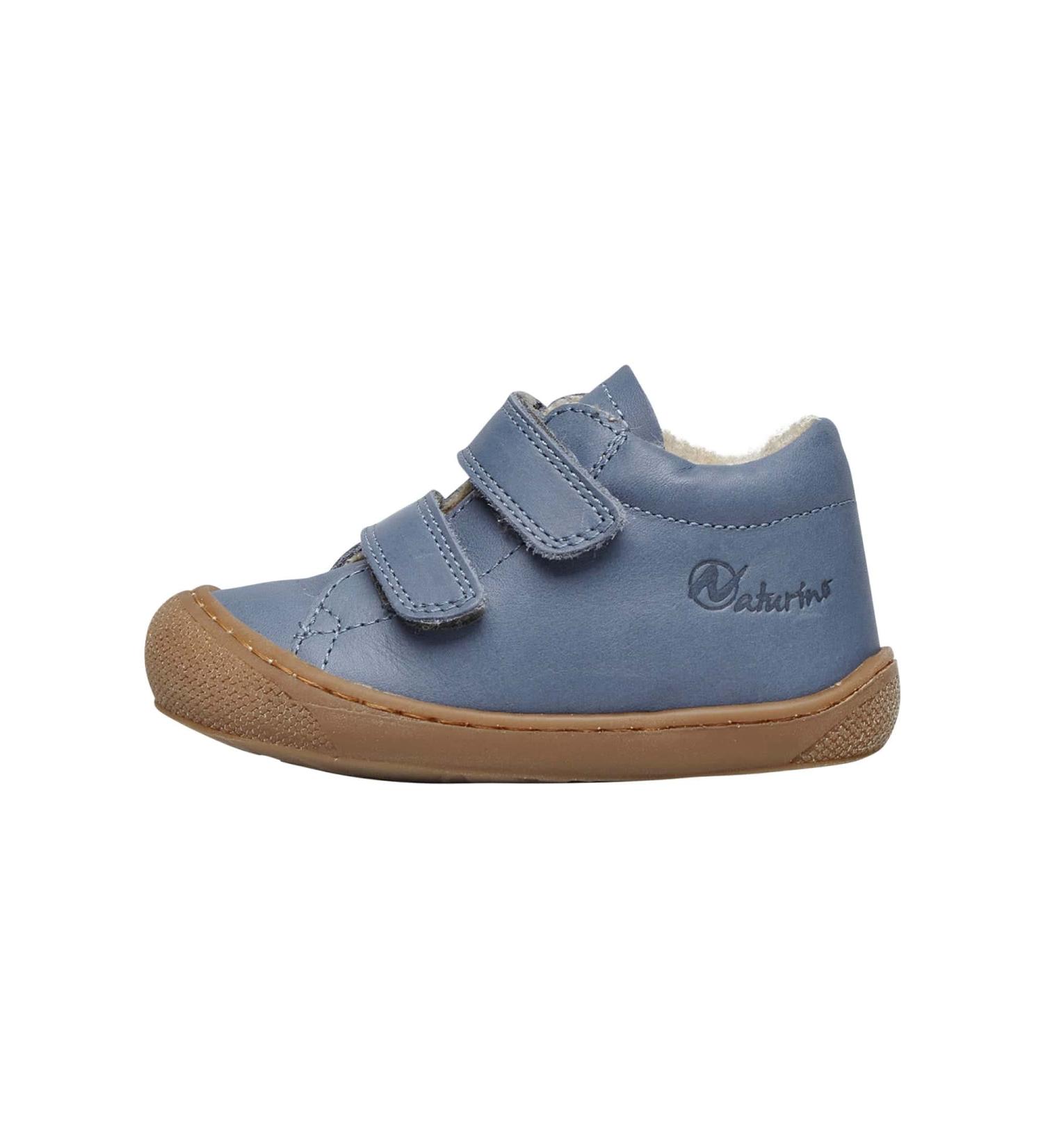 Naturino Cocoon VL-Leather First-Steps Shoes 4 UK Celeste - Premium Quality Infant Shoes - Buy Online on GoSupps.com
