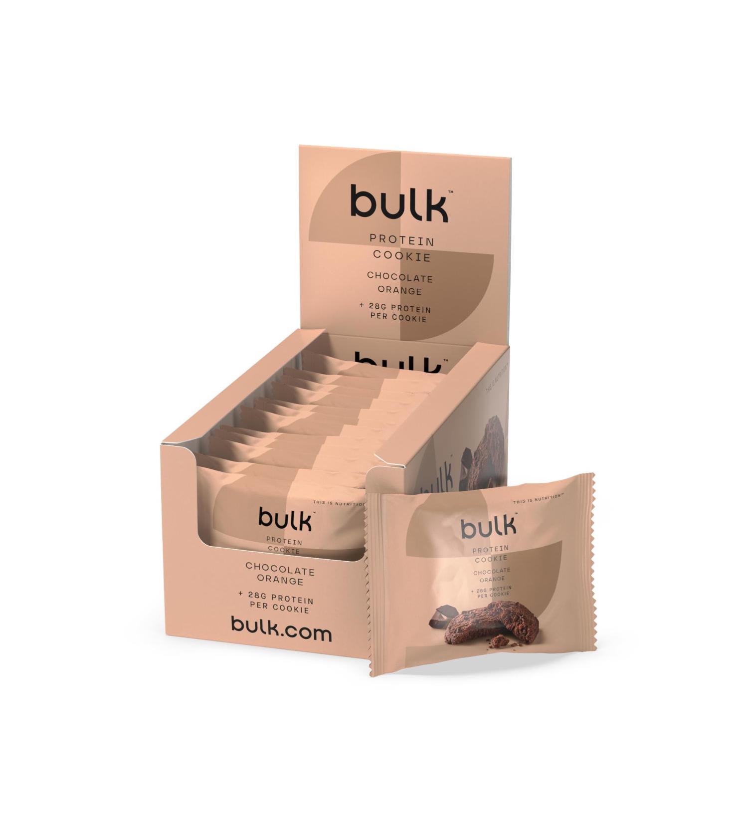 Bulk Protein Cookie Cookies Chocolate Orange 12 Pieces Packaging May Vary