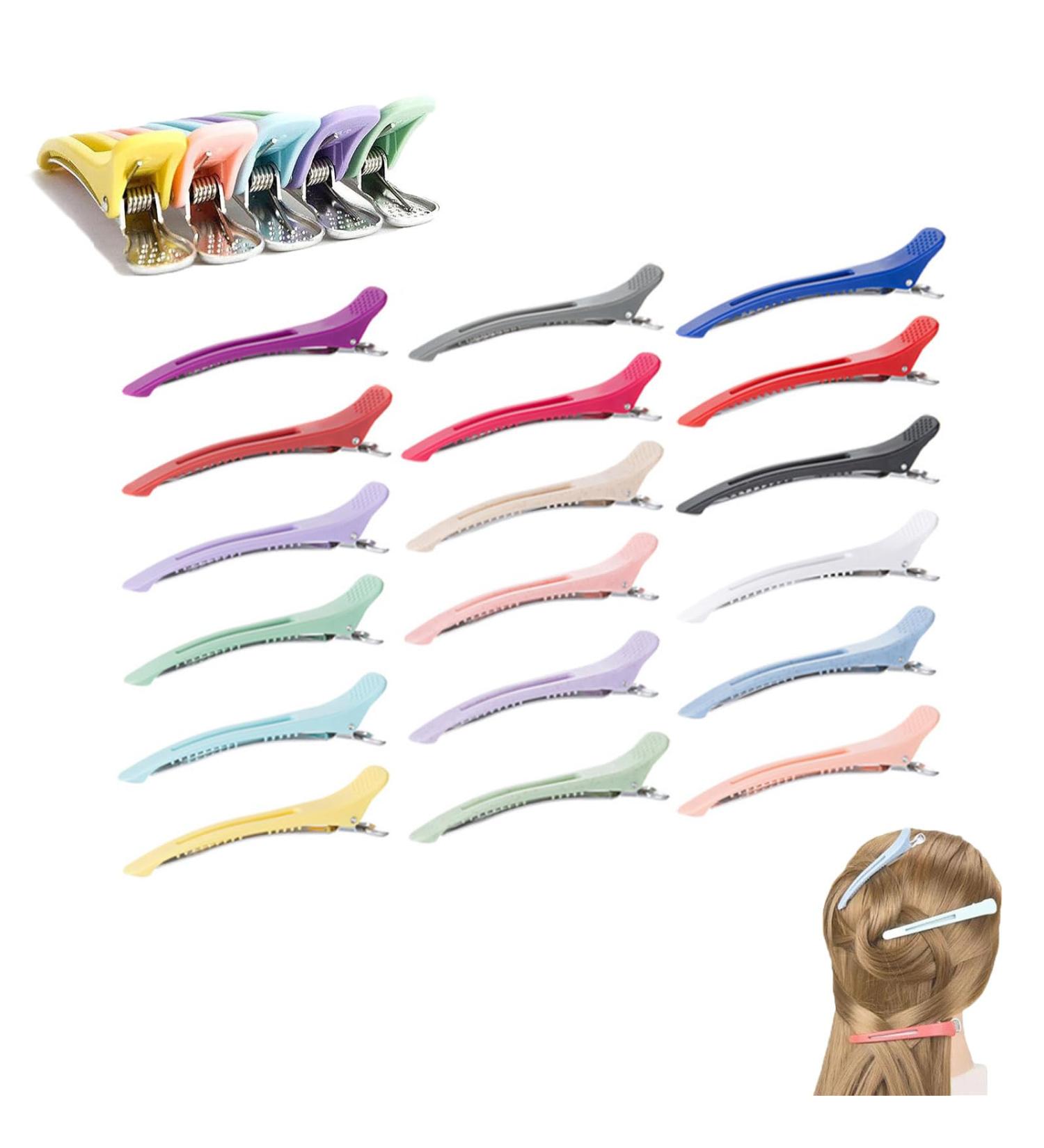 Drake Hair Clips Hair Clips for Makeup Duck Billed Hair Clips Rainbow Duck Clips Duck Clips for Hair No Crease Hair Clip Hair Accessories for Thick Medium Thin Hair Rainbow Hair Clips (18Pcs) - Buy Online on GoSupps.com