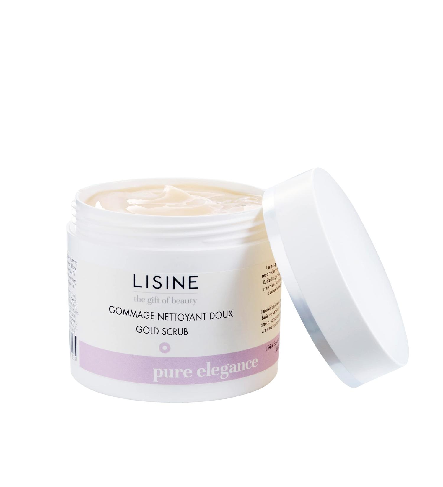  LISINE Lisine Cosmetics Gold Scrub Sensitive Skin Care All Skin Types Facial Scrub 100 ml Innovative beauty products for the professional market - Buy Online on GoSupps.com