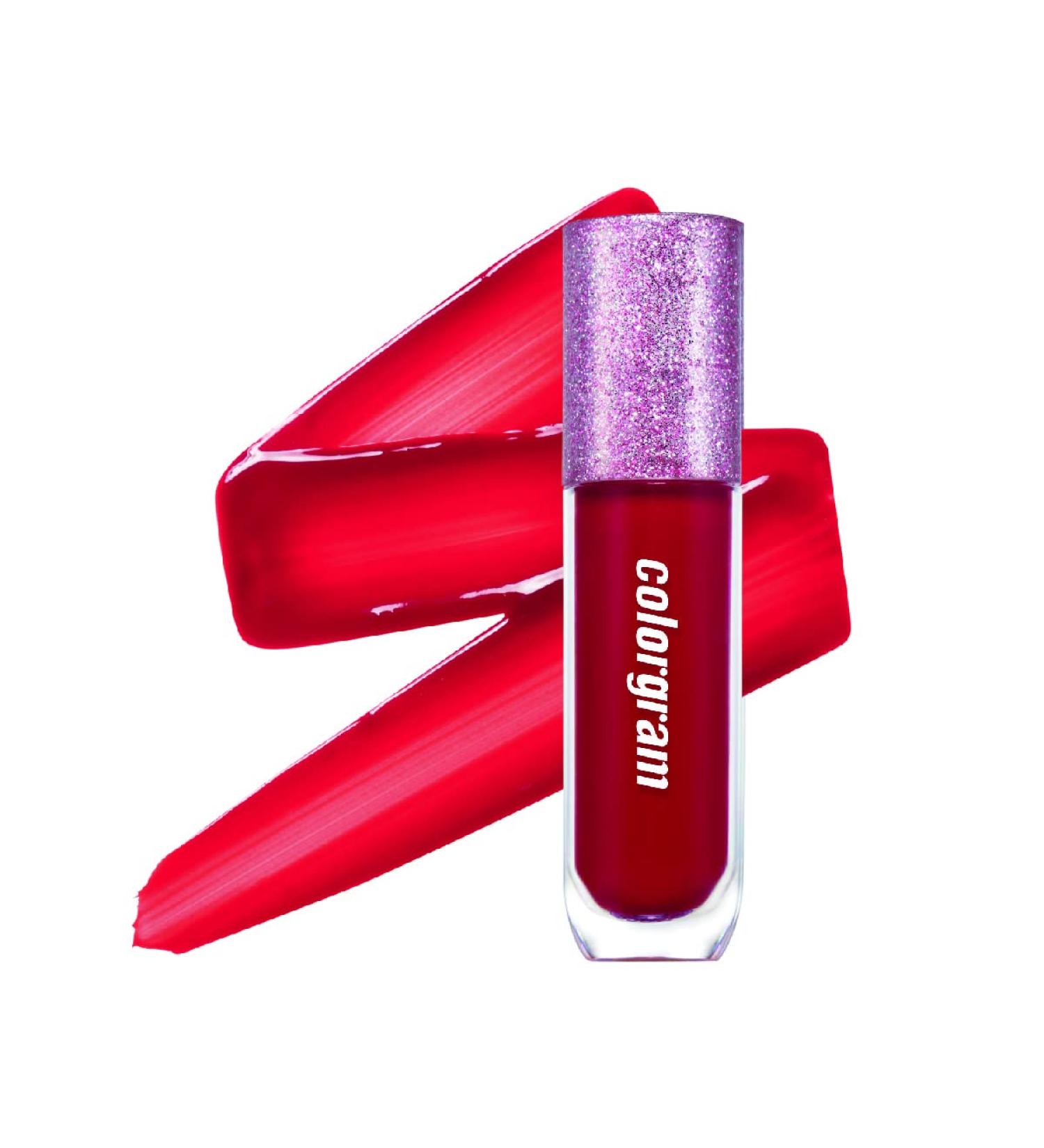 COLORGRAM Thunderbolt Tint Lacquer 08 Crush Tok - Long Lasting Lip Stain with Argan Oil - High Pigment & Moisturizing Formula | 0.2 fl.oz - Buy Online on GoSupps.com