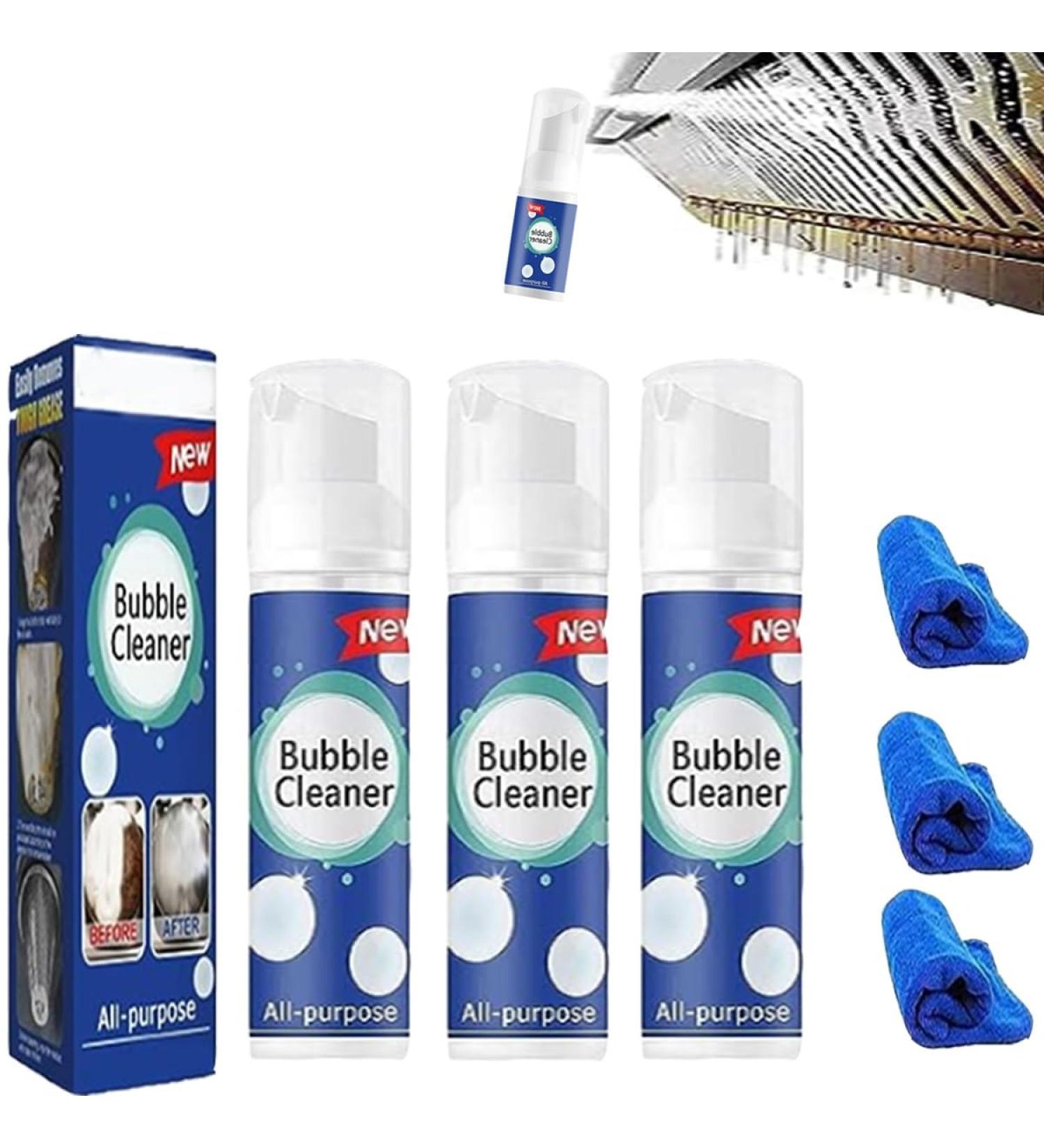 Bubble Cleaner Foam Spray All Purpose Kitchen Bubble Cleaner Limescale Remover Strong Stain Removing Fat & Oil Foam Cleaner for Kitchen Oven Stove Simple & Powerful Kitchen Degreaser - Buy Online on GoSupps.com