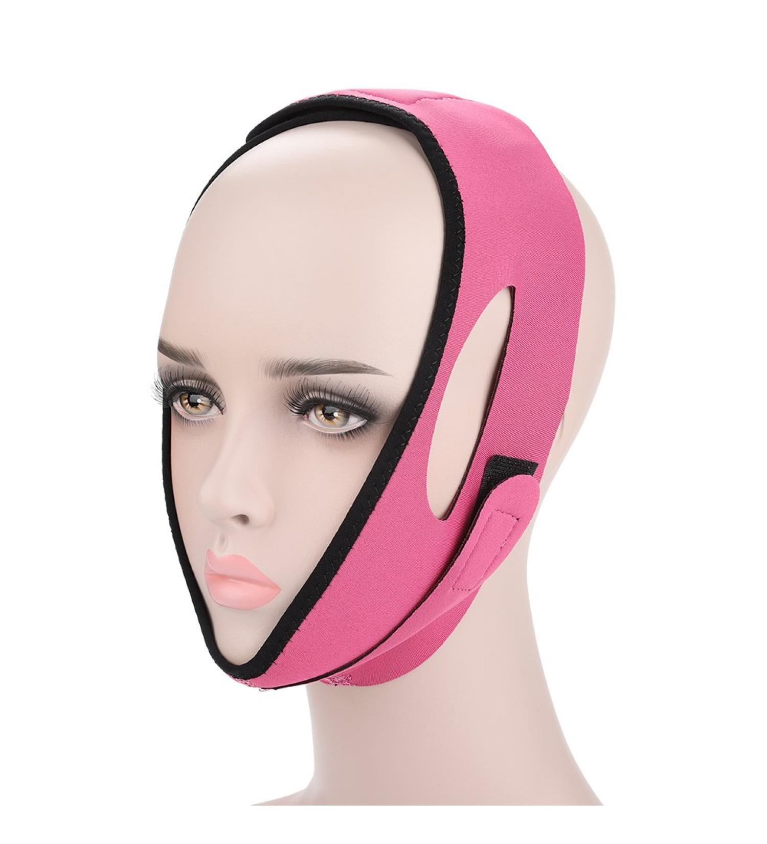 SONEW Face-Lifting Mask | Facial Slimming Belt for Neck Care | Pink Doppelkinn Solution for Women - Buy Online on GoSupps.com