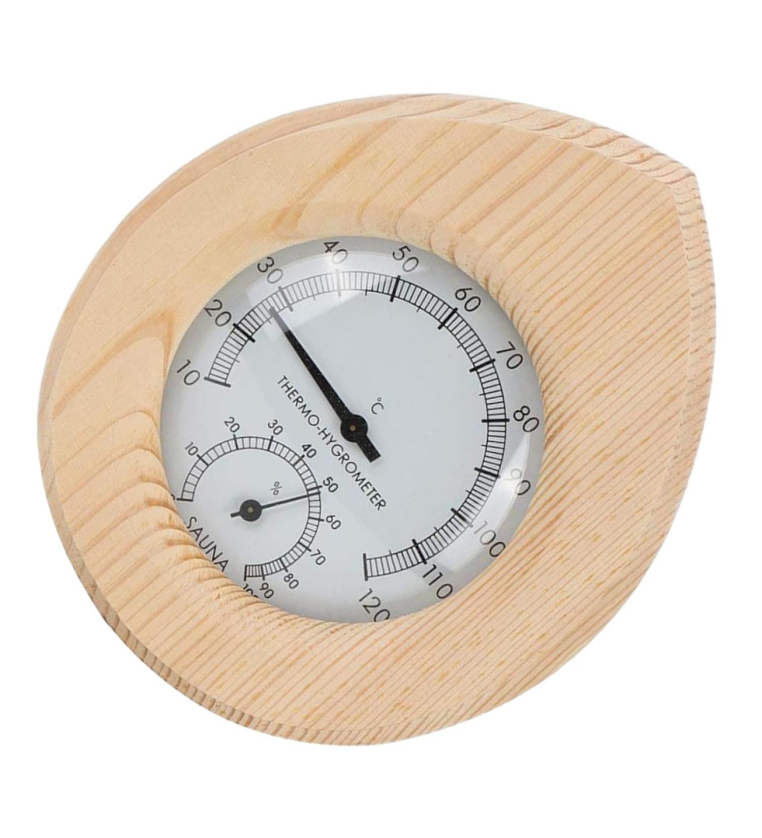 Happyyami Sauna Accessories: Wall Thermometer & Hygrometer for Temperature & Moisture Control | Perfect for Saunas & Home Use - Buy Online on GoSupps.com