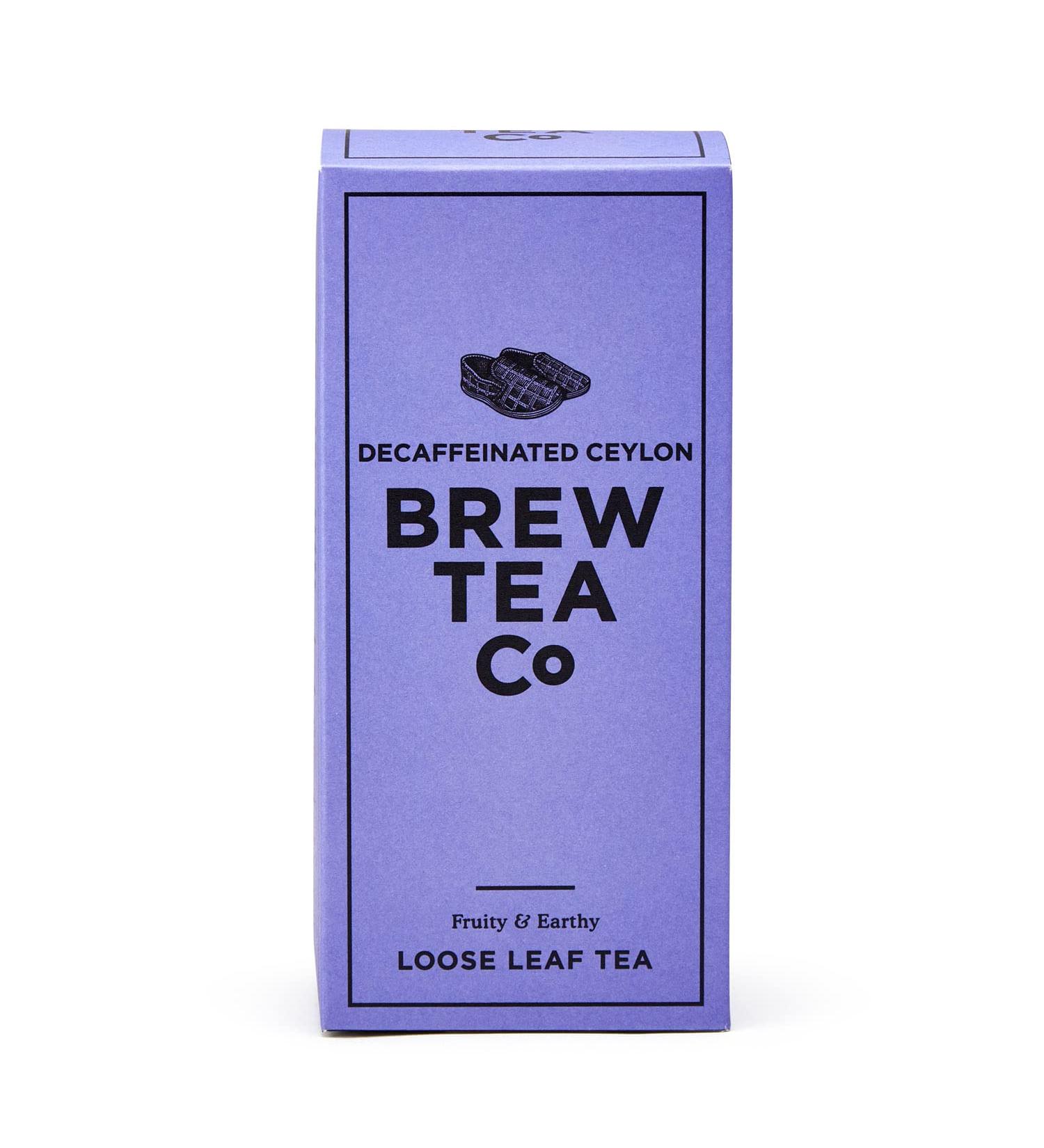 Brew Tea Co Decaffeinated Ceylon Loose Leaf Tea 113g - Chocolatey & Sweet - Buy Online on GoSupps.com