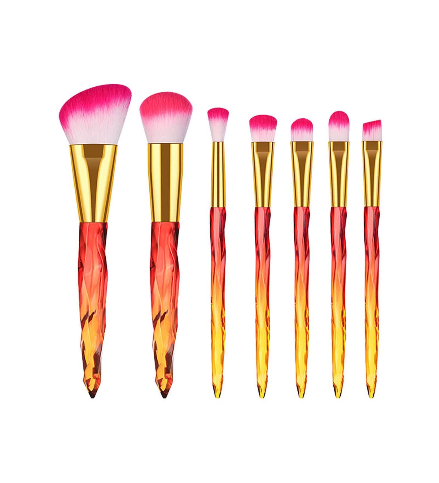 Makeup Brushes Premium Synthetic Concealers Foundation Powder Eye Shadows Makeup Brushes Mini Brush(Color:E) One Size E