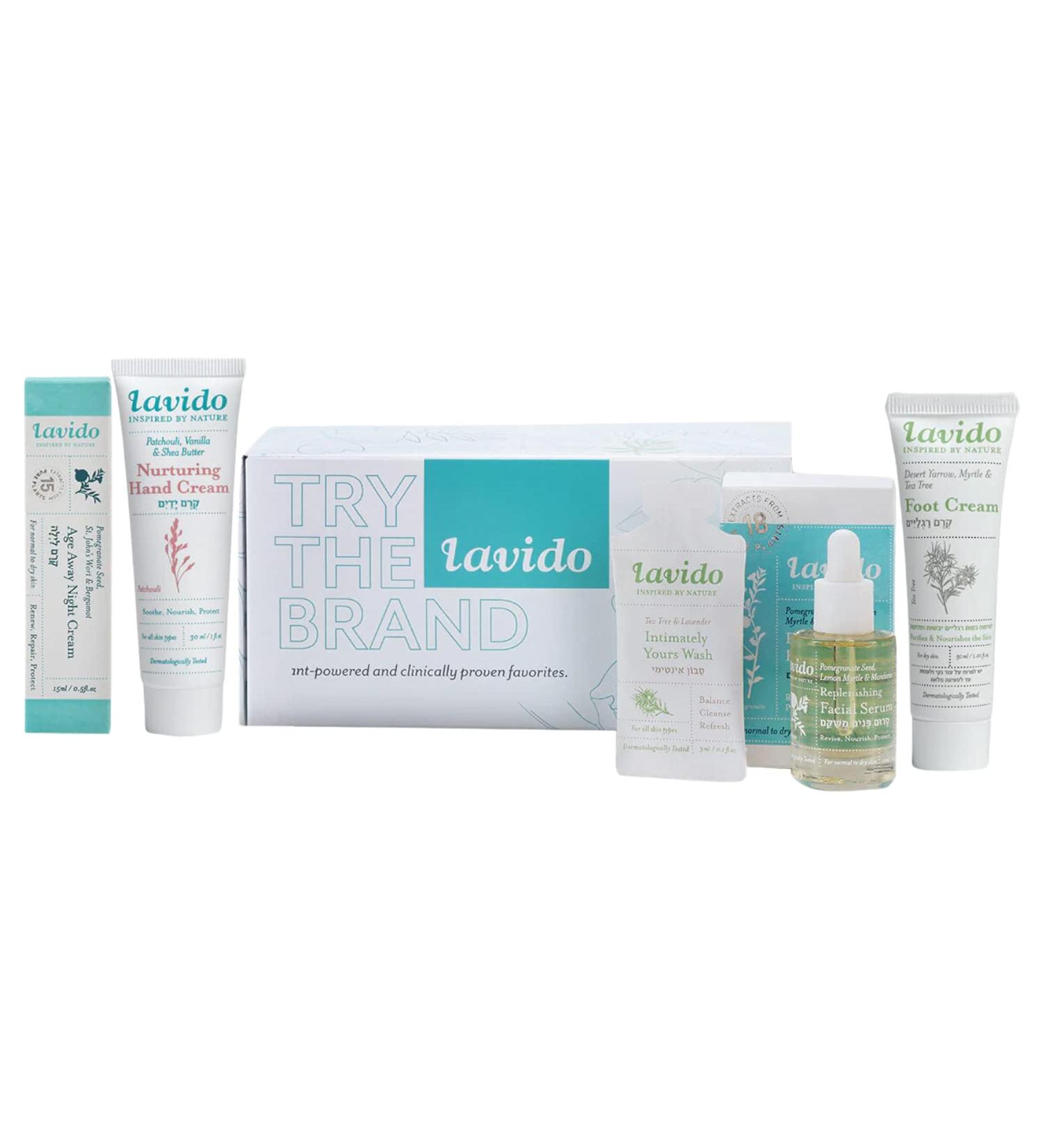 Lavido Natural Try The Brand Intro Kit | Vegan Cruelty-Free Clean Beauty | Shop Internationally - Buy Online on GoSupps.com