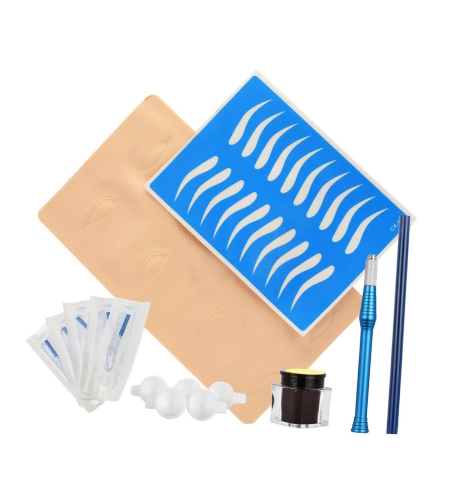 Angoily Microblading & Pigment Kit Cup Embroidery Manual Blue Eyebrow Dark Eye Skin Pen Coffee and - Buy Online on GoSupps.com