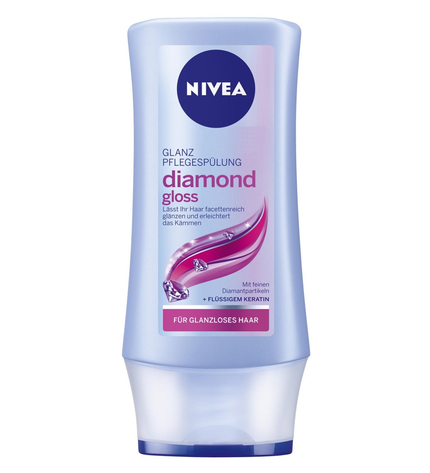 Nivea Shine Conditioner Diamond Gloss Double Pack 1 Pack (1 x 400 ml) 400 ml (1 Pack)