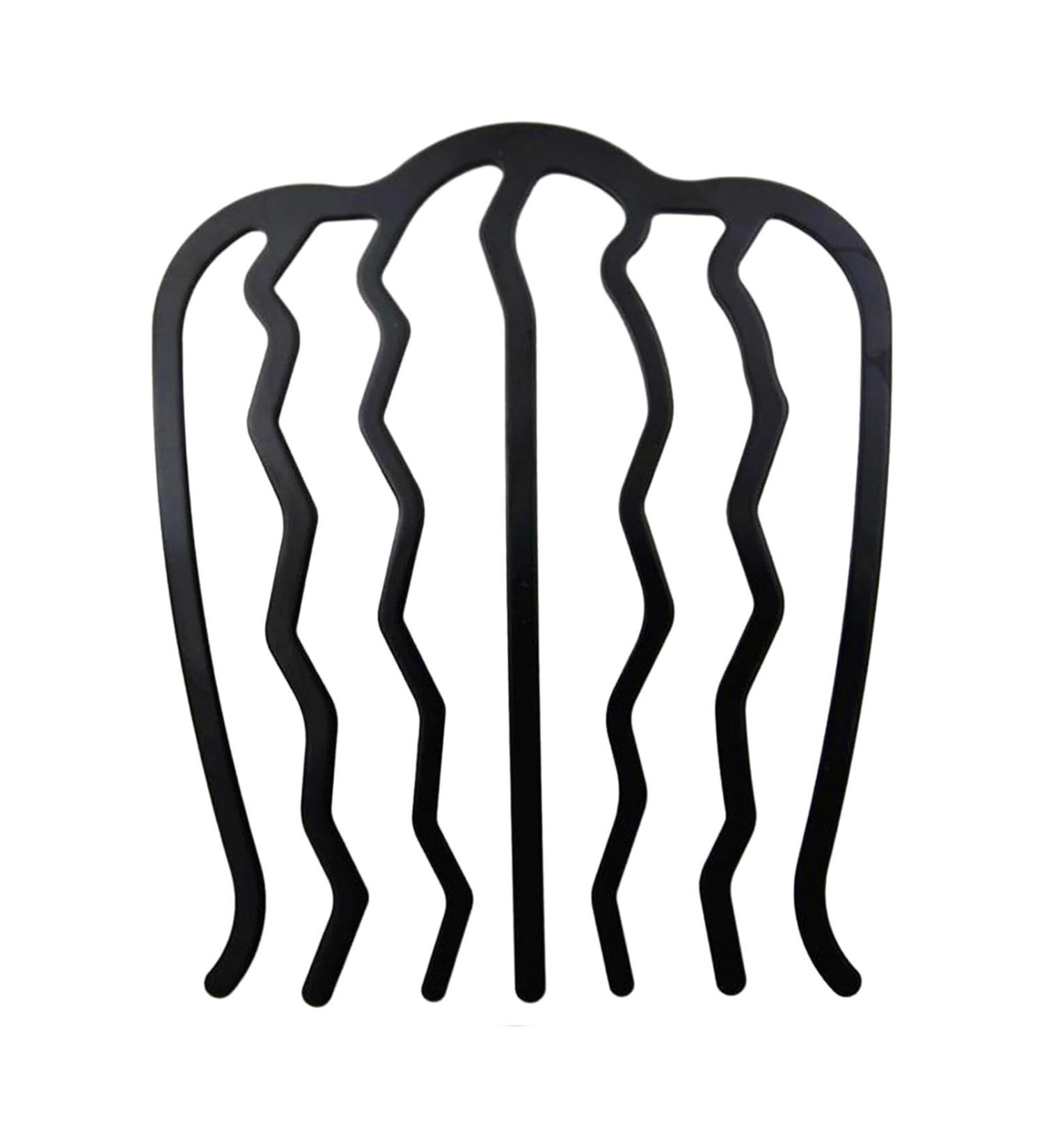 1Pc Hair Comb - U Shaped Fine Hair Side Combs French Twist Hair Combs | Unique Women Bridal Hair Side Combs Multipurpose Hairstyling Tools Vintage Metal Hair Combs for Wedding Casual - Buy Online on GoSupps.com