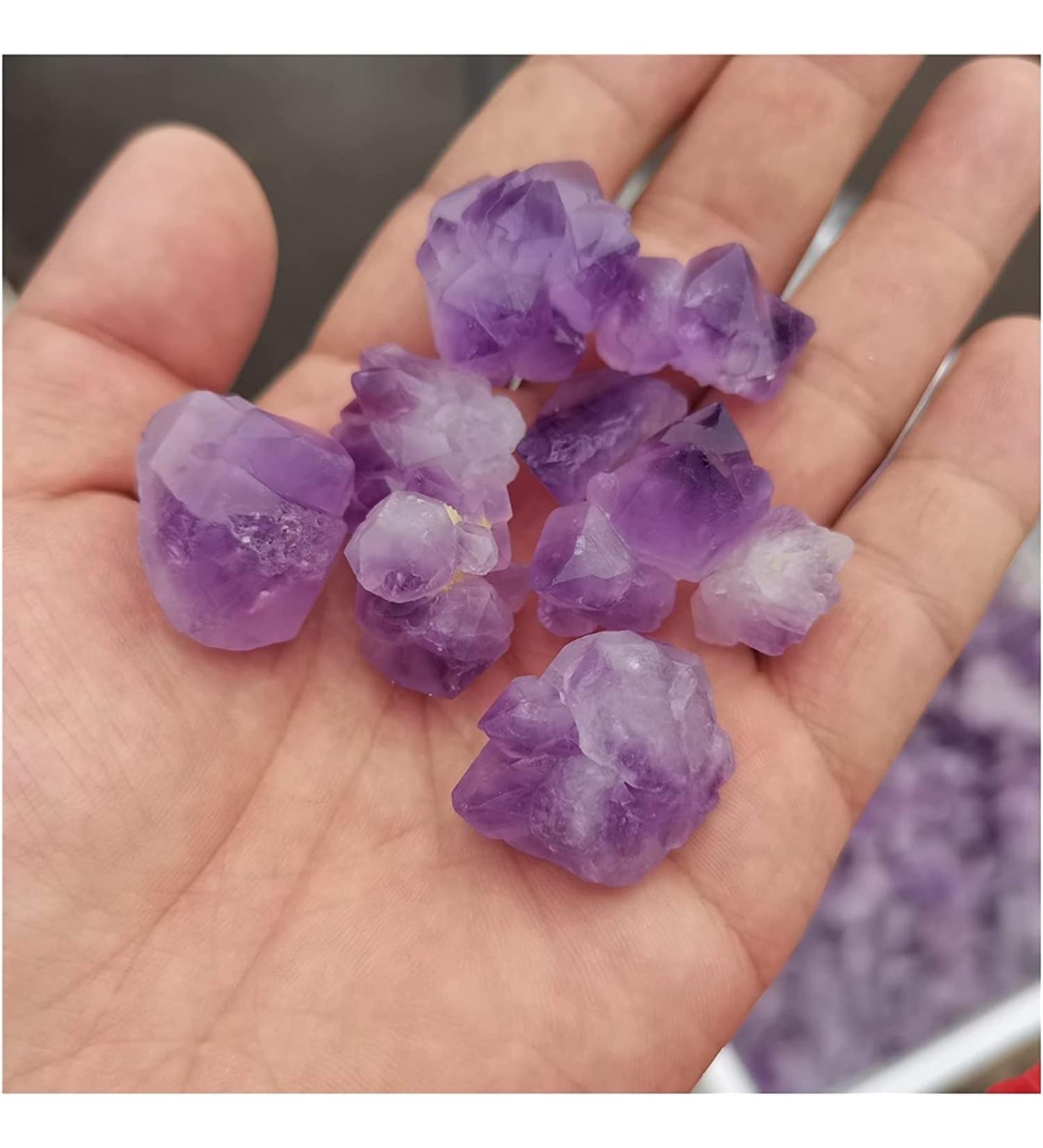 Amethyst Rough Stone 100g Bulk Lot Natural Rough Amethyst Cluster Gravel Quartz Crystal Raw Stone Healing Mineral (Size : 500g) - Buy Online on GoSupps.com
