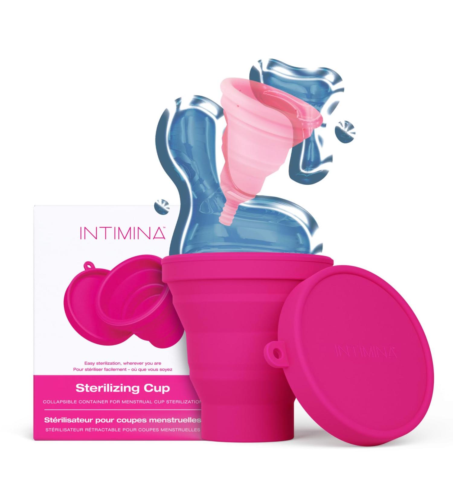 Intimina Sterilizer for Menstrual Cup | Portable & Folding Container for On-the-Go Hygiene - Buy Online on GoSupps.com