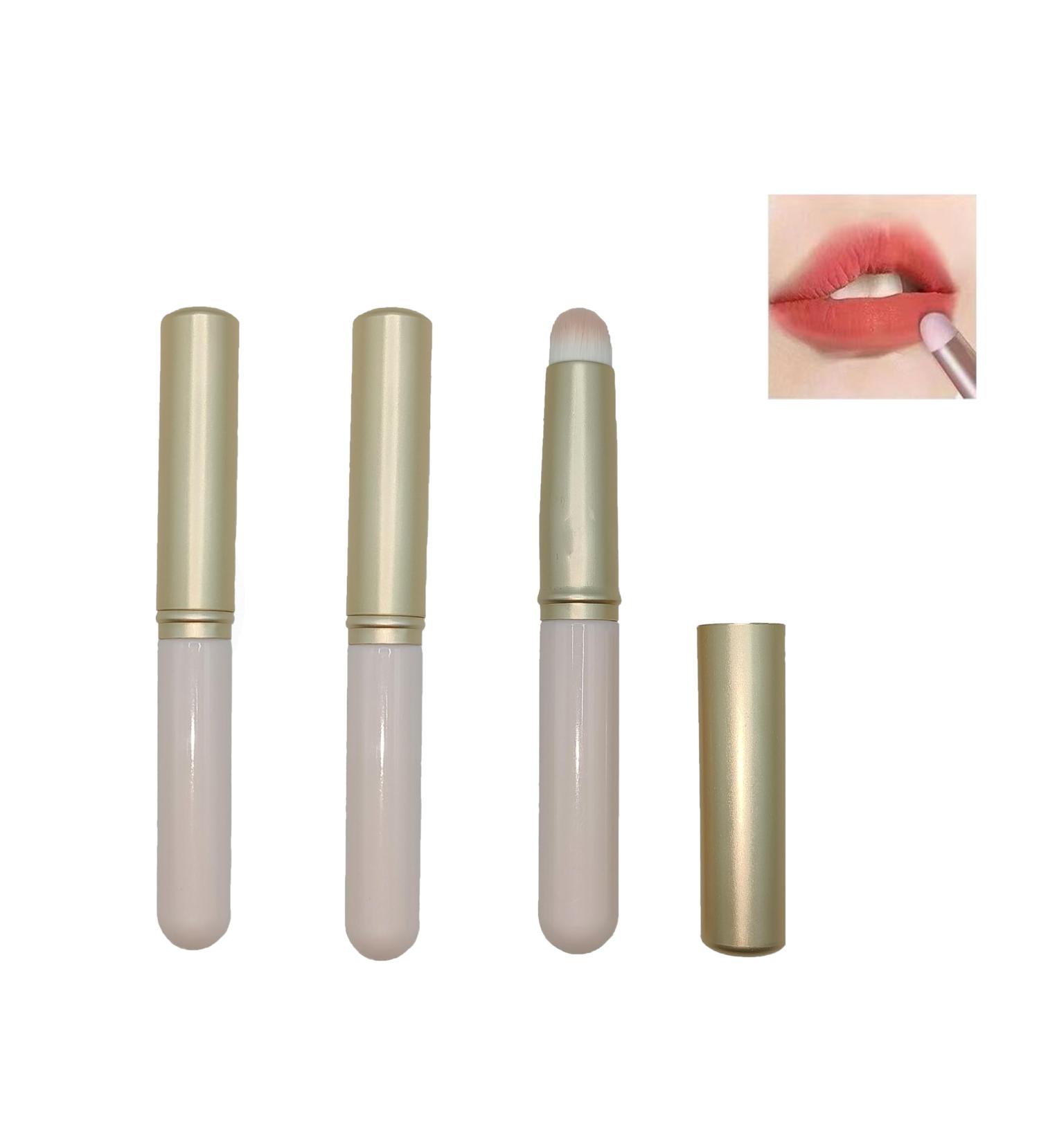 Lip Blending Brush with Lid 3 Lip Smudge Brushes Setting Concealer Brush Eyeshadow Brush Makeup Brush Professional Lip Makeup Brush - Buy Online on GoSupps.com