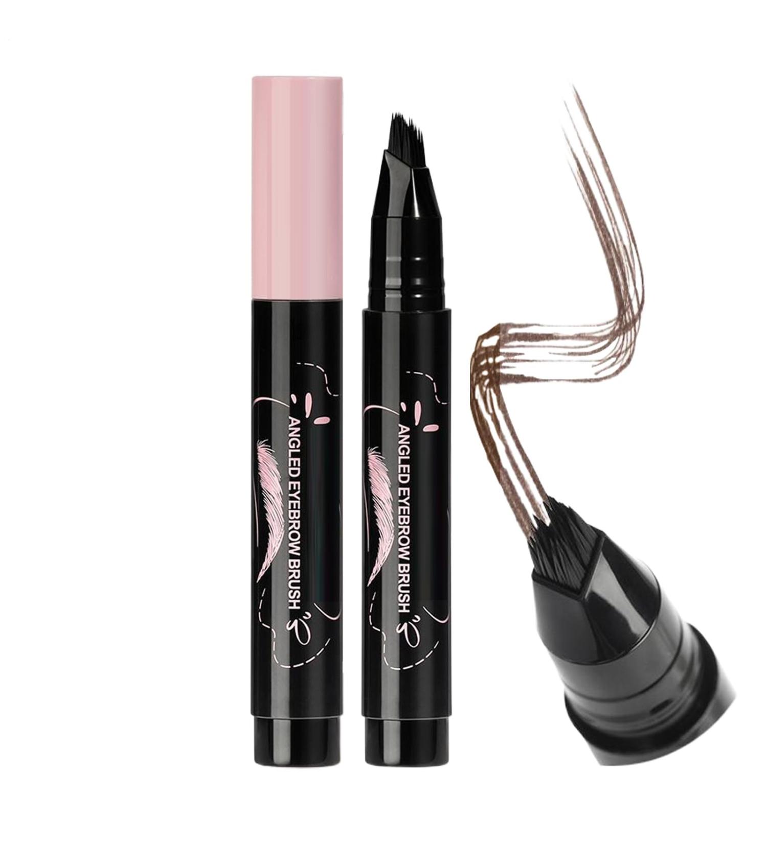 Eyebrow Color Waterproof Long Lasting Eyebrow Ultra Fine Tip Natural Makeup Finish Easy Application Design Ideal for Daily Work Travel Dating Sports Parties Events Photoshoots 01 BROWN - Buy Online on GoSupps.com
