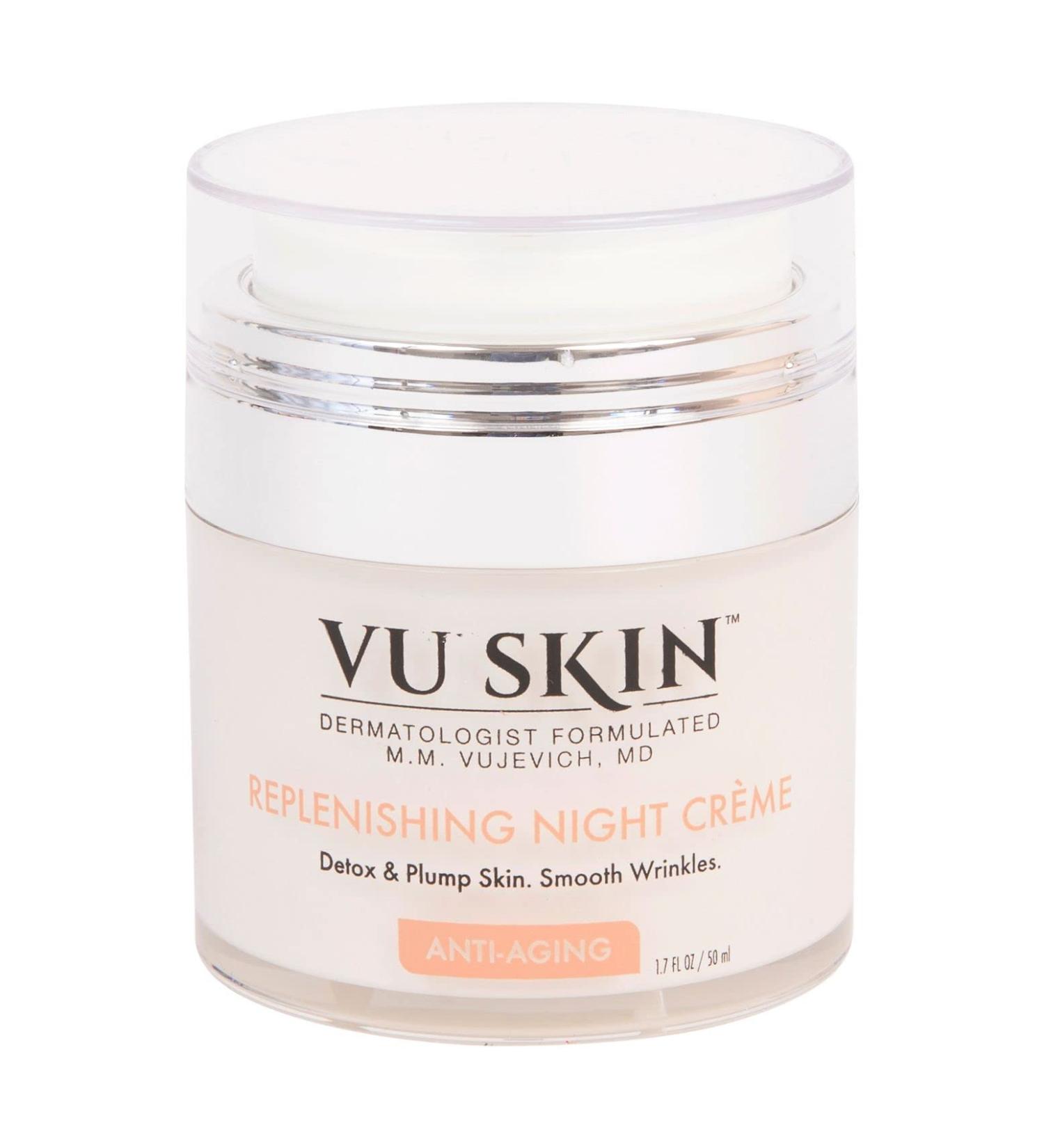 Replenishing Night Cr me - Moisturizing Face Cream with Botanical Extracts & Hyaluronic Acid for Hydrated Soft Skin | International Shipping Available - Buy Online on GoSupps.com