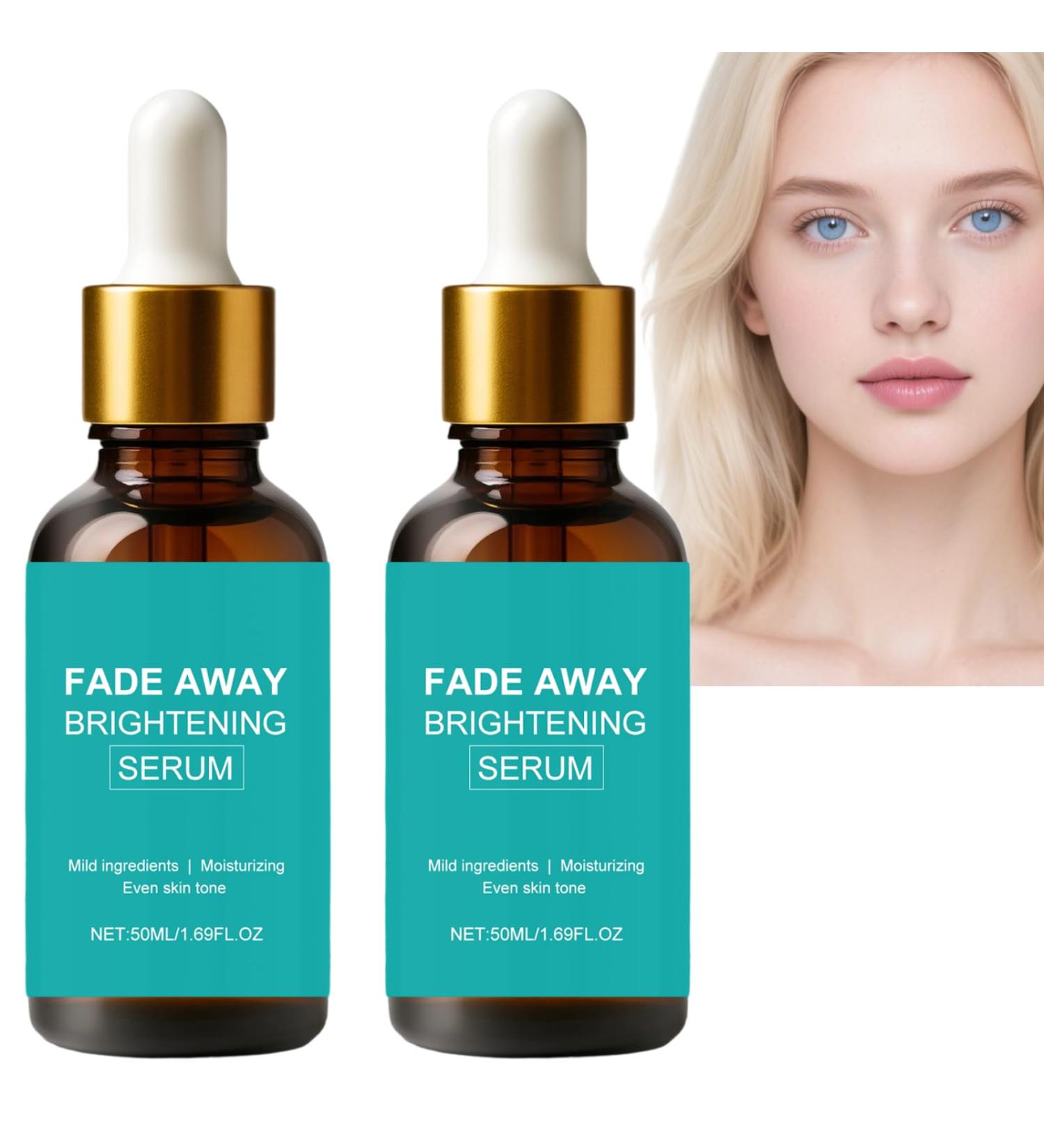 S rum visage claircissant pour taches pigmentaires s rum pour teint uniforme soin hydratant effet glow pour peau terne essence visage l g re pour femmes (2 pi ces) - Buy Online on GoSupps.com