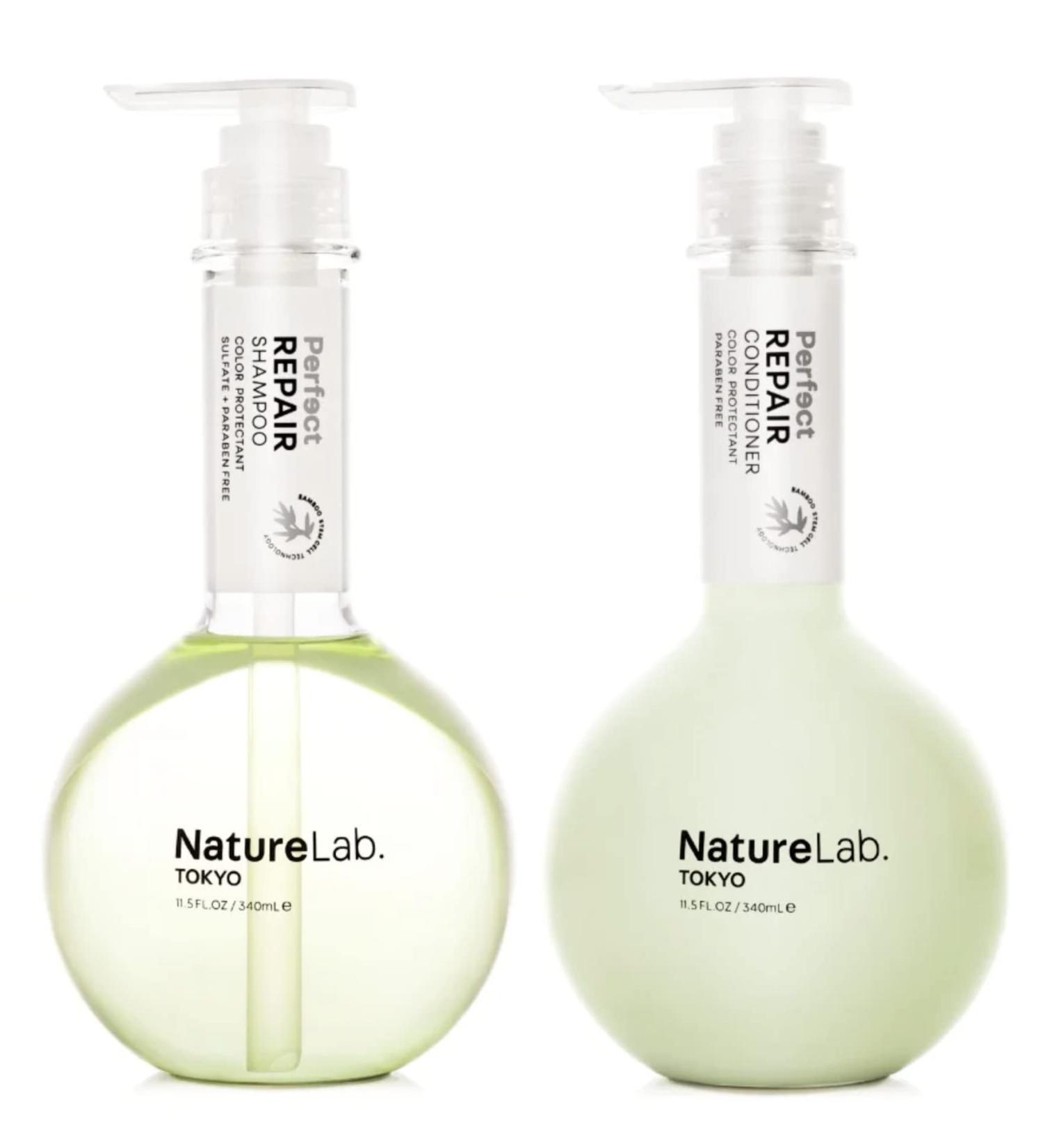 NatureLab. TOKYO Perfect Repair Shampoo & Conditioner Duo - Replenish, Restore & Strengthen Damaged Color-Treated Hair - Buy Online on GoSupps.com