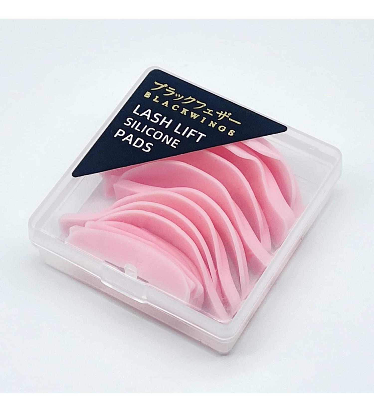 BLACKWINGS Eyelash Lash Lift Rods & Pads - 14 Piece Set | 7 Sizes for Upper & Lower Lashes | Pink - International Shipping Available - Buy Online on GoSupps.com