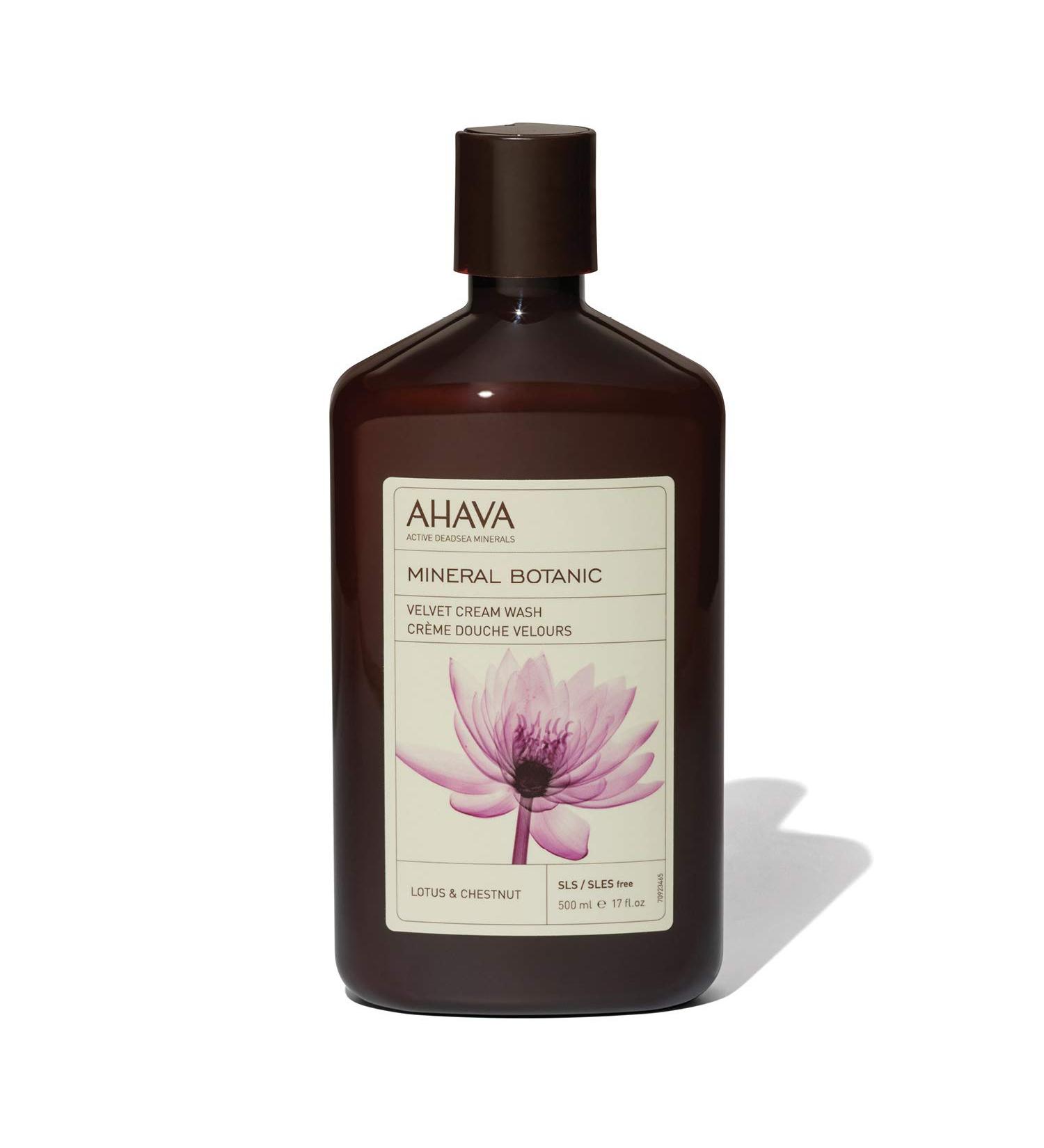 AHAVA Botanic Cream Wash Lotus Flower and Chestnut 500 ml - Buy Online on GoSupps.com
