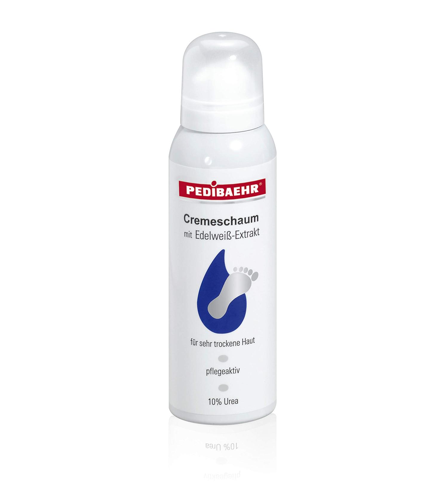 Foot foam dry skin with edelweiss foot cream urea PediBaehr 125 ml