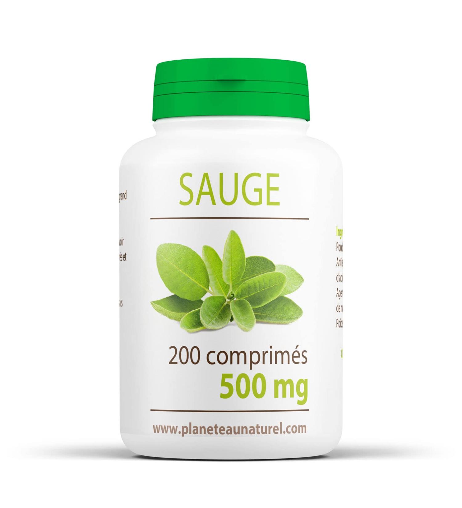 Sage - 500 mg - 200 tablets - Buy Online on GoSupps.com
