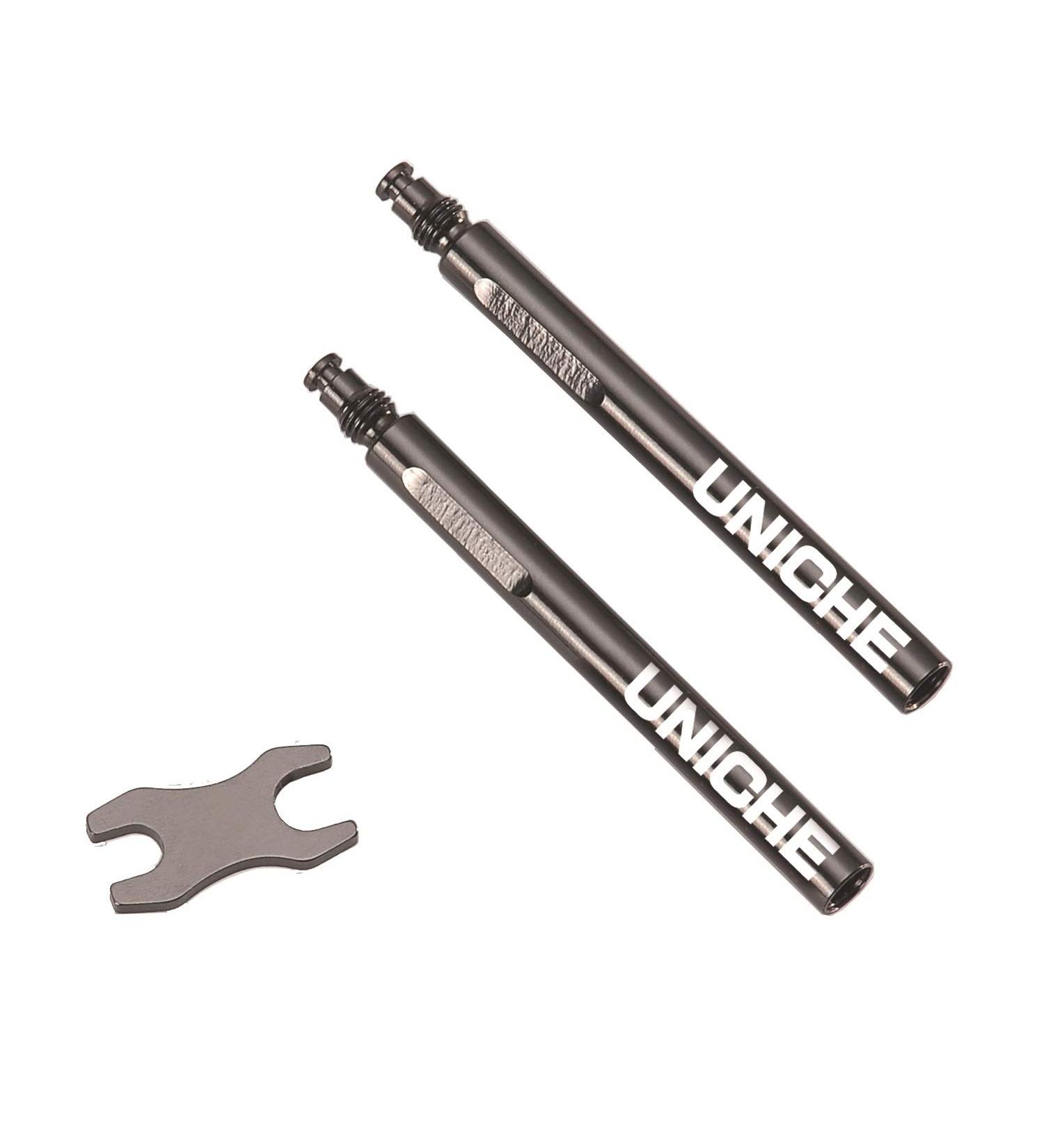 UNICHE Bicycle Presta Valve Extender 60mm (Pack of 2) - Core Nut Included - Buy Online on GoSupps.com