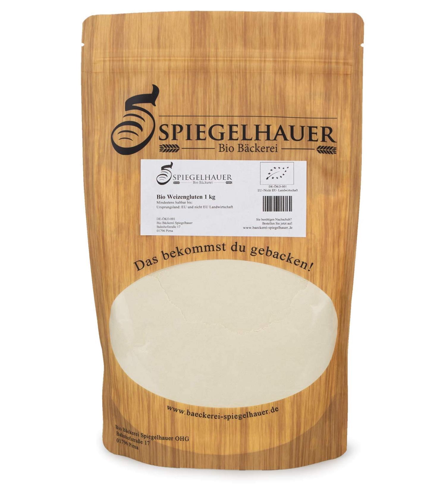 Buy Organic Wheat Gluten 1 kg - EU Cultivation Seitan Base | Perfect for Baking & Seitan | International Shipping Available - Buy Online on GoSupps.com