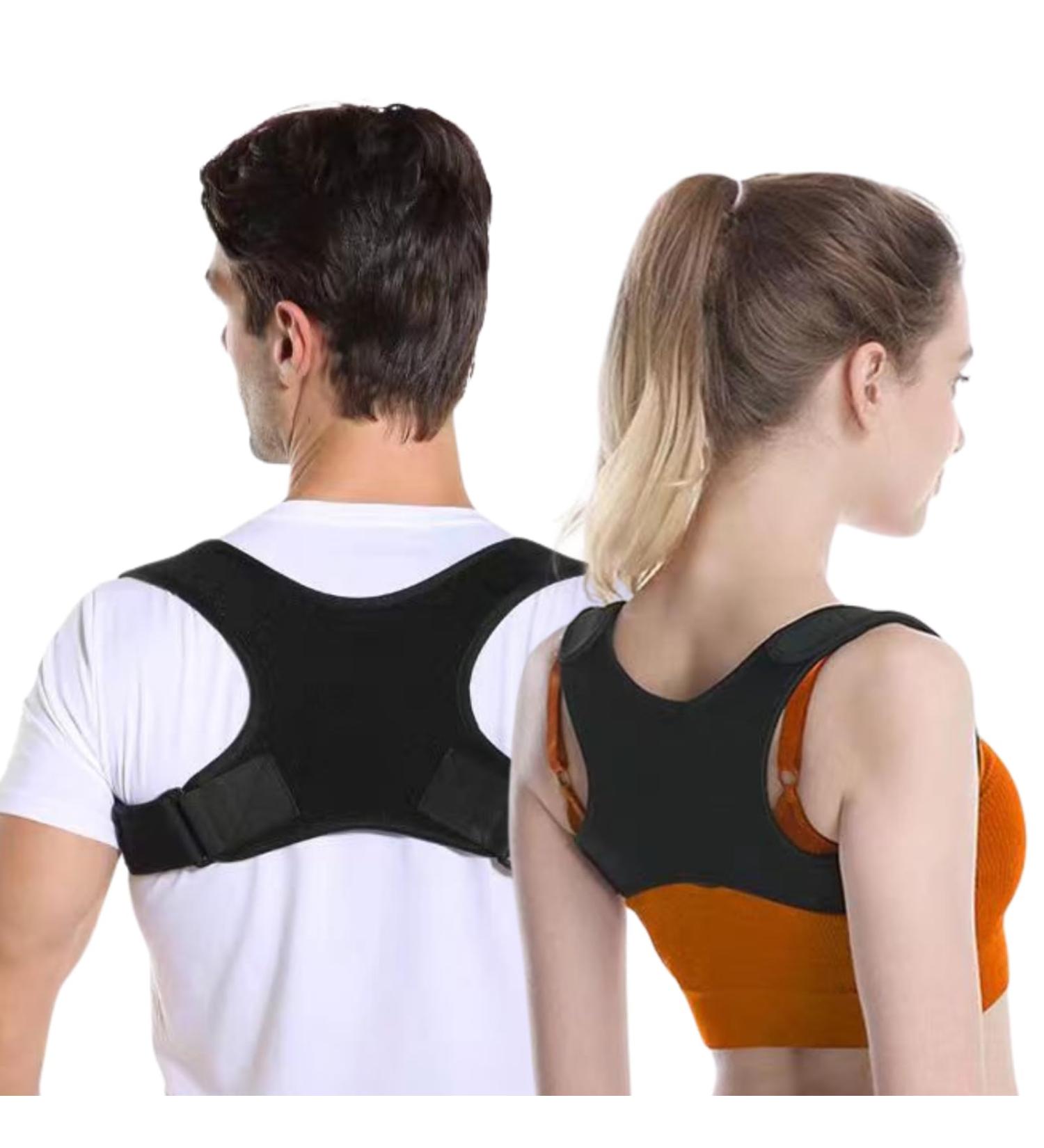 Posture Corrector for Women & Men | Adjustable Back Brace & Shoulder Support | Relief for Back Pain & Improved Clavicle Posture - Buy Online on GoSupps.com