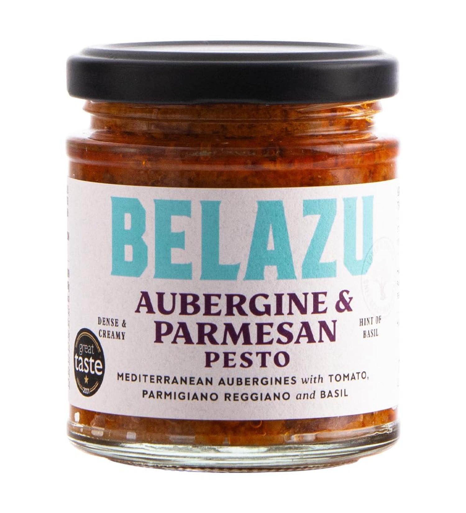 Belazu Balazu eggplant and parmasan pesto 165 g pack of 6