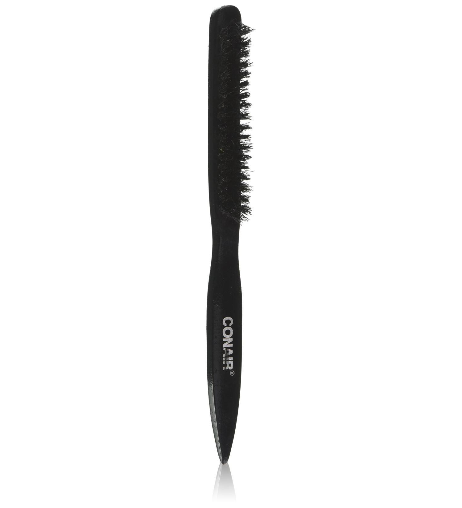 Conair Slim Teasing Hair Brush - Mixed Boar Bristle - Professional Quality - Buy Online on GoSupps.com