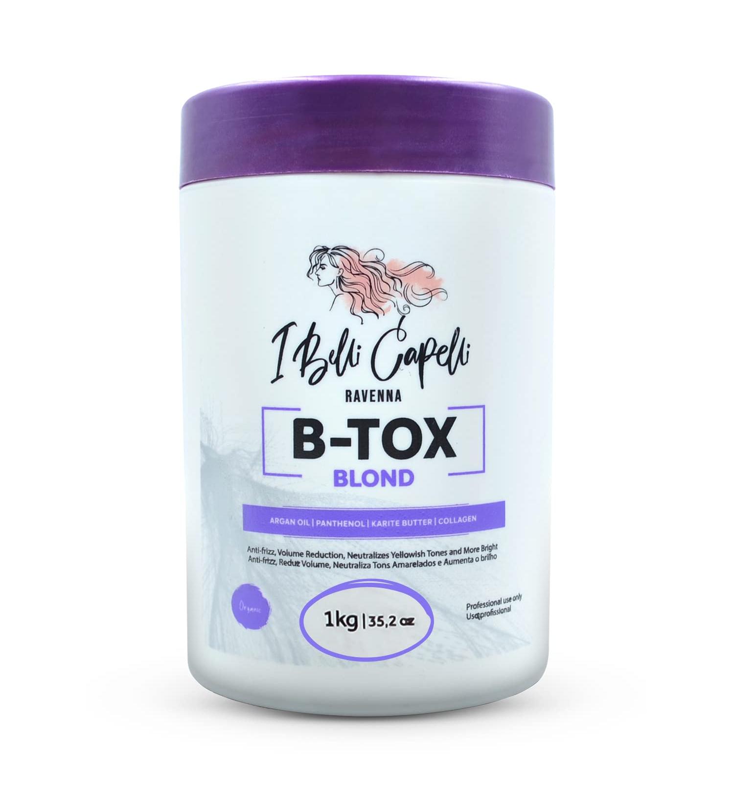 ibelli Capelli Blond Hair Botox Treatment - Formaldehyde-Free Anti-Frizz Smoothing 1kg - Buy Online on GoSupps.com