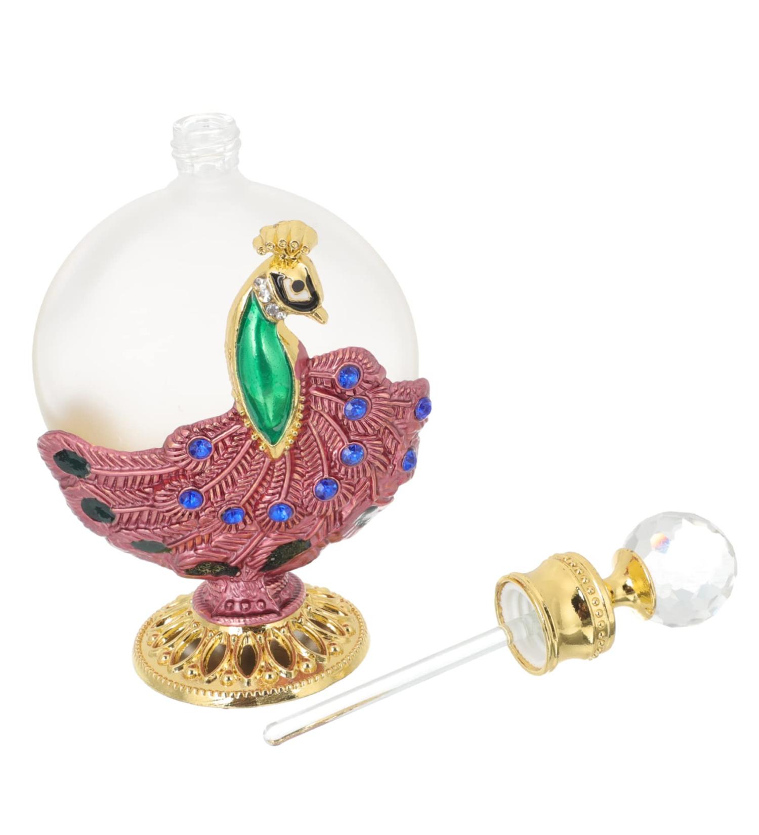 COLLBATH Glass Sample Vials Glass Perfume Container Empty Scent Bottle Perfume Sample Bottle Fragrance Container Retro Frosted Perfume Bottle Glass Aroma Bottle Household Fancy Travel Metal - Buy Online on GoSupps.com