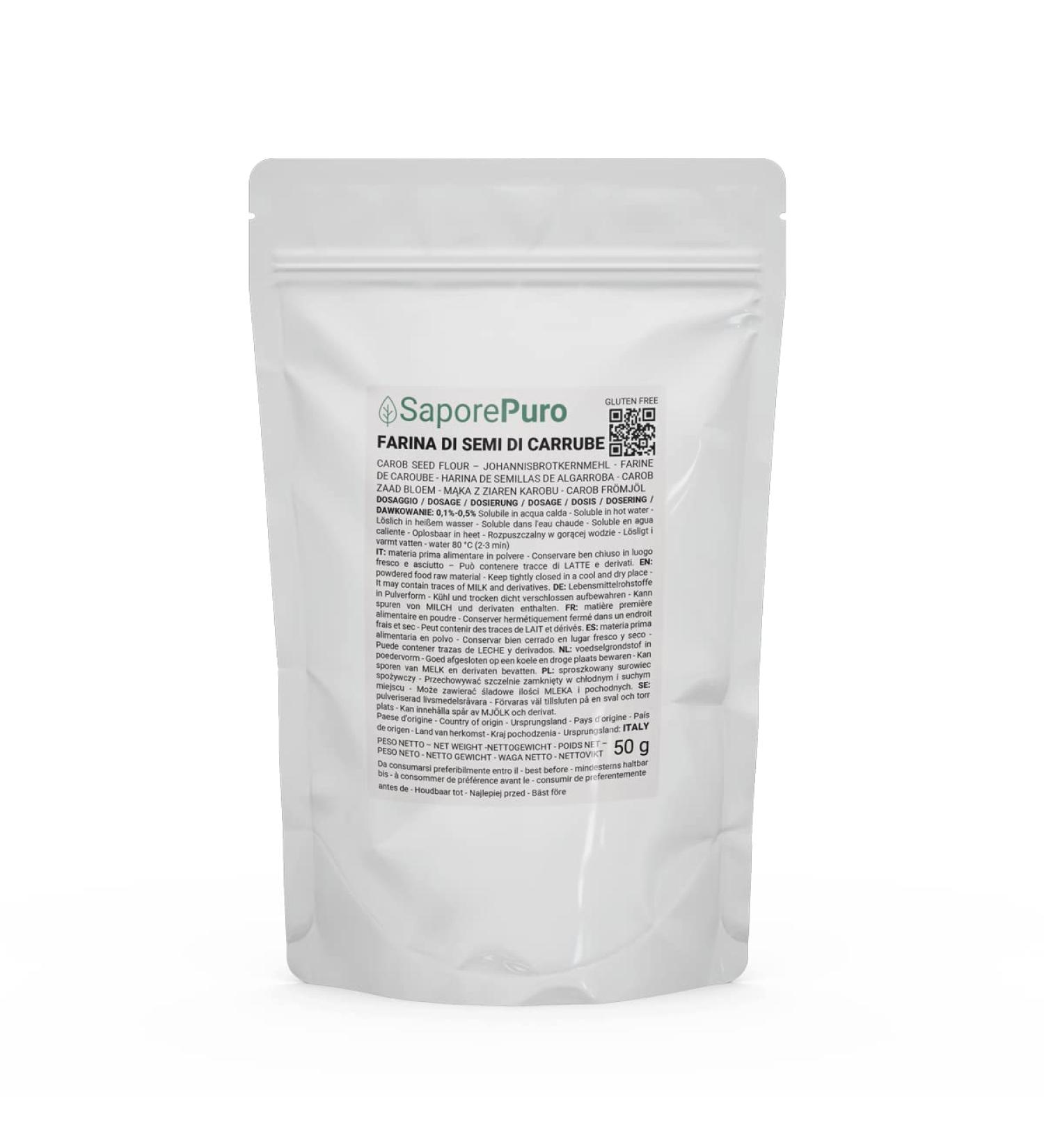 100% Pure Locust Bean Gum for Ice Cream & Sorbets - 50g Pack - Ideal Thickening Agent - Buy Online on GoSupps.com