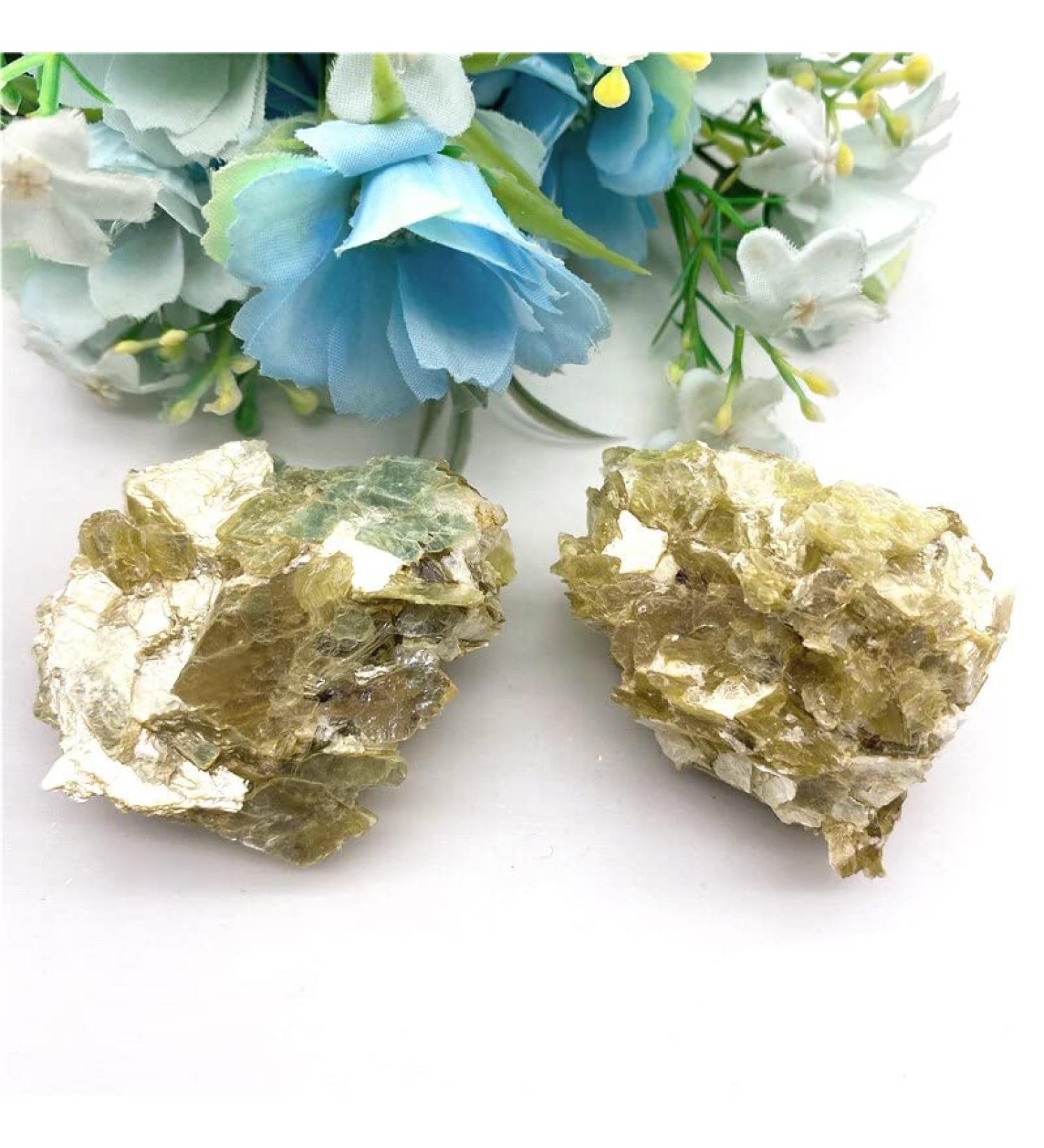 Natural Crystal Rough Beautiful Natural Rough Gold Mica Crystal Raw Rock Stones Collection Decoration Natural Stones and Crystals - Buy Online on GoSupps.com