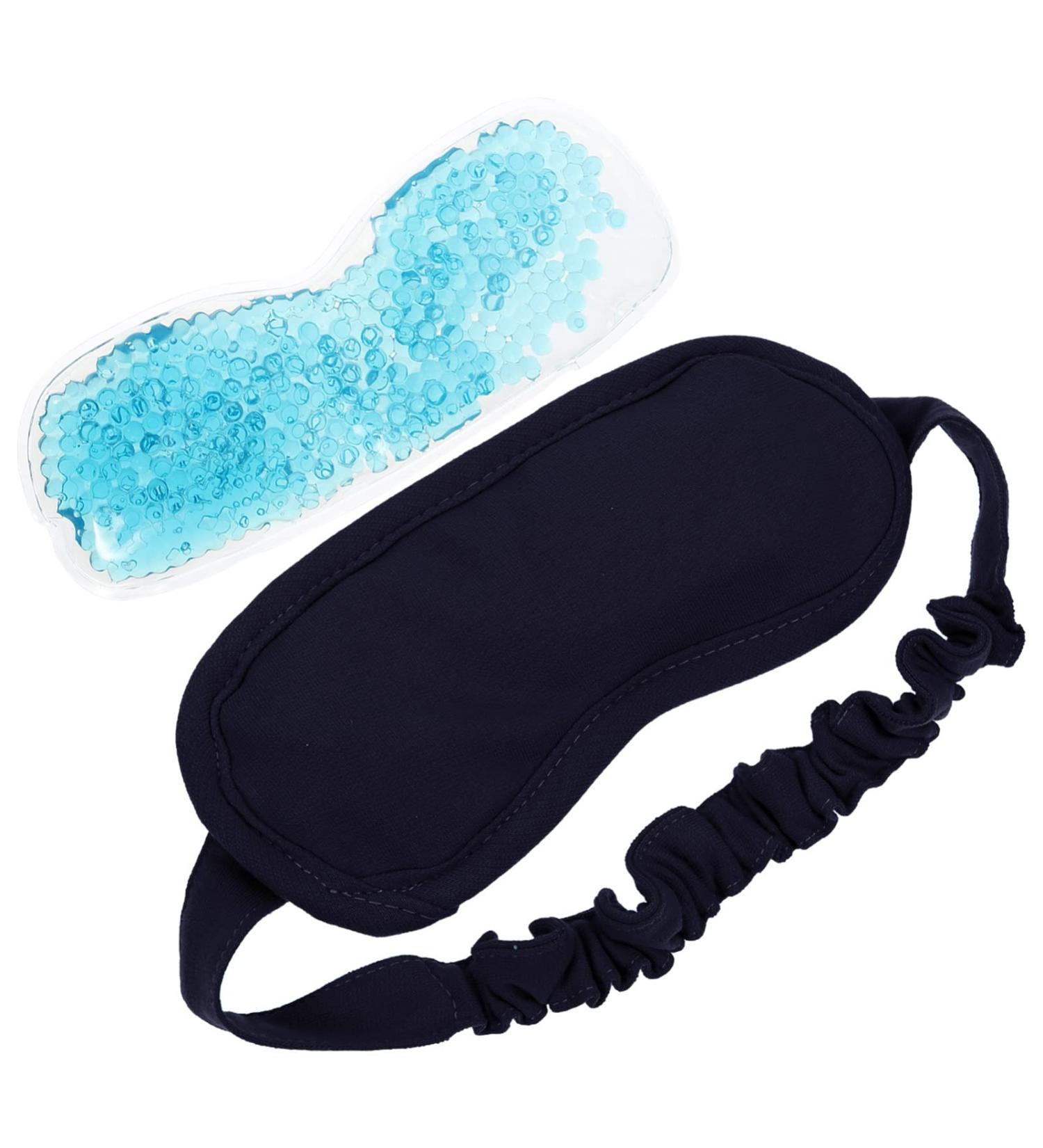 MAGICLULU Gel Eye Mask Set - Adjustable Light Blocking Eye Cover for Puffiness Relief Relaxation & Compression - Perfect Ice Eye Pillow & Blindfold - Buy Online on GoSupps.com