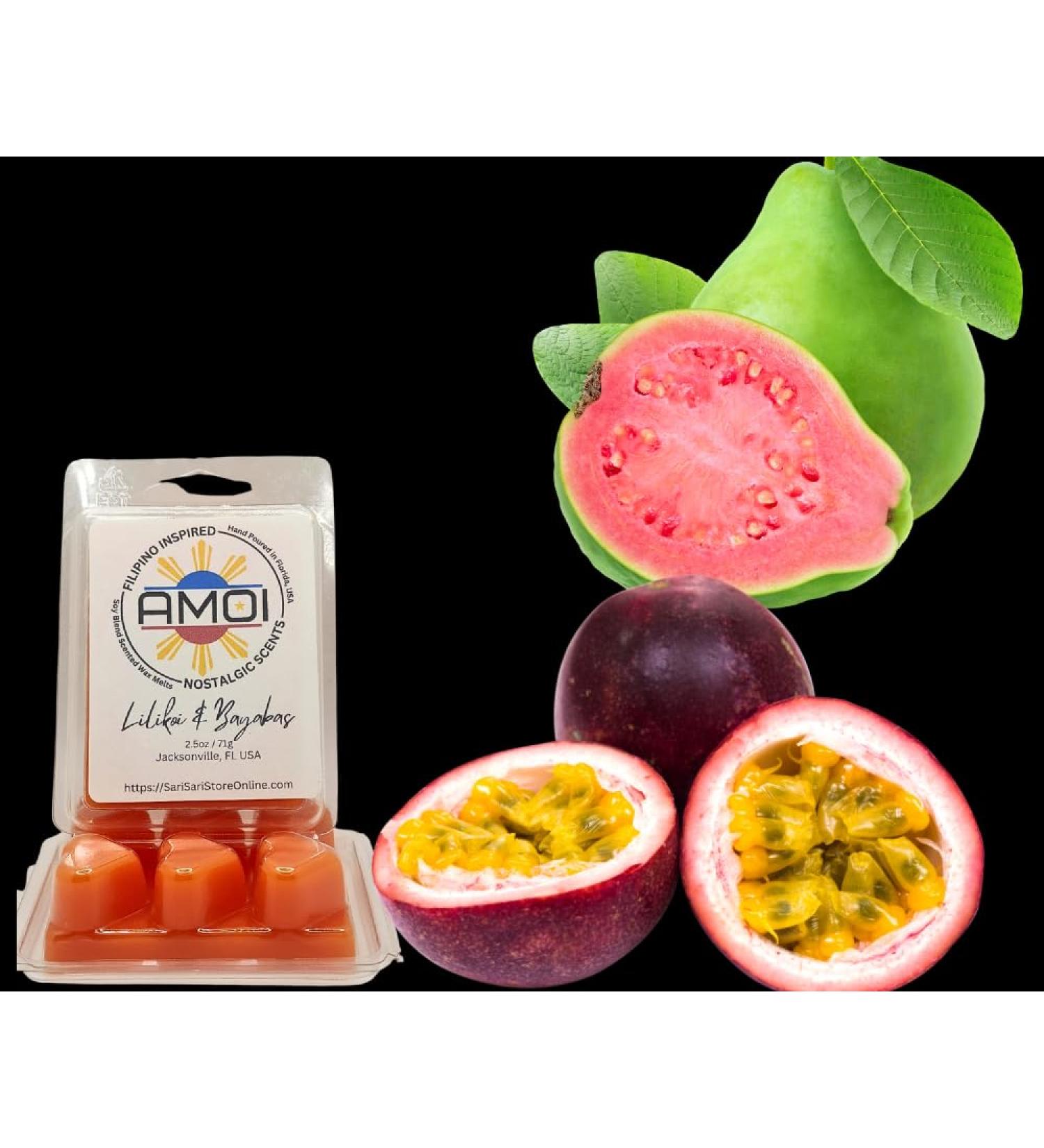 Shop Filipino-Inspired Lilikoi & Bayabas Candle Wax Melts | Passionfruit & Guava Scents for Home Fragrance - Buy Online on GoSupps.com