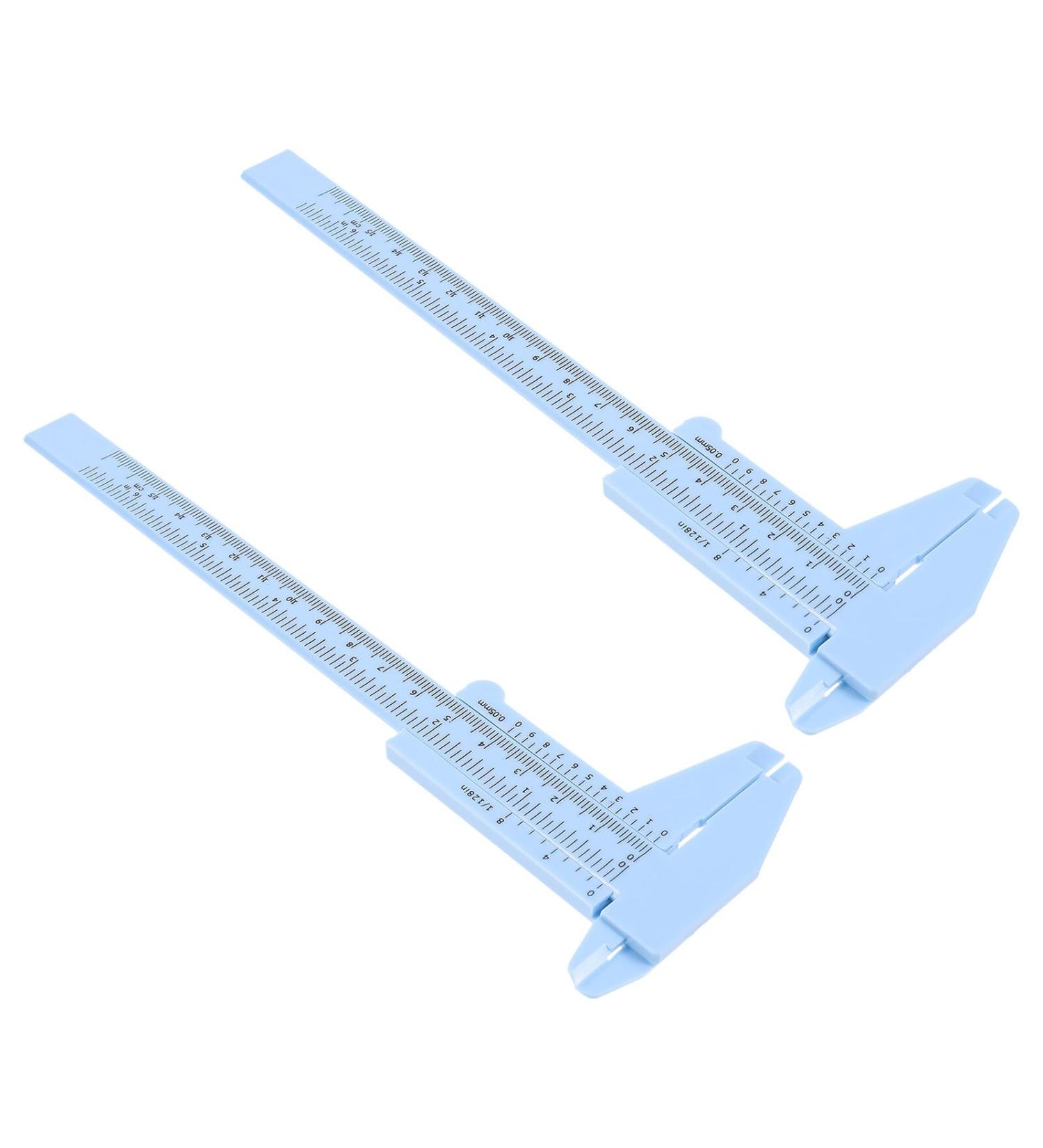 2 pi ces R gle de Mesure Sourcils Portable Calibreur Vernier Pratique pour Maquillage Pr cis et quilibre - Buy Online on GoSupps.com