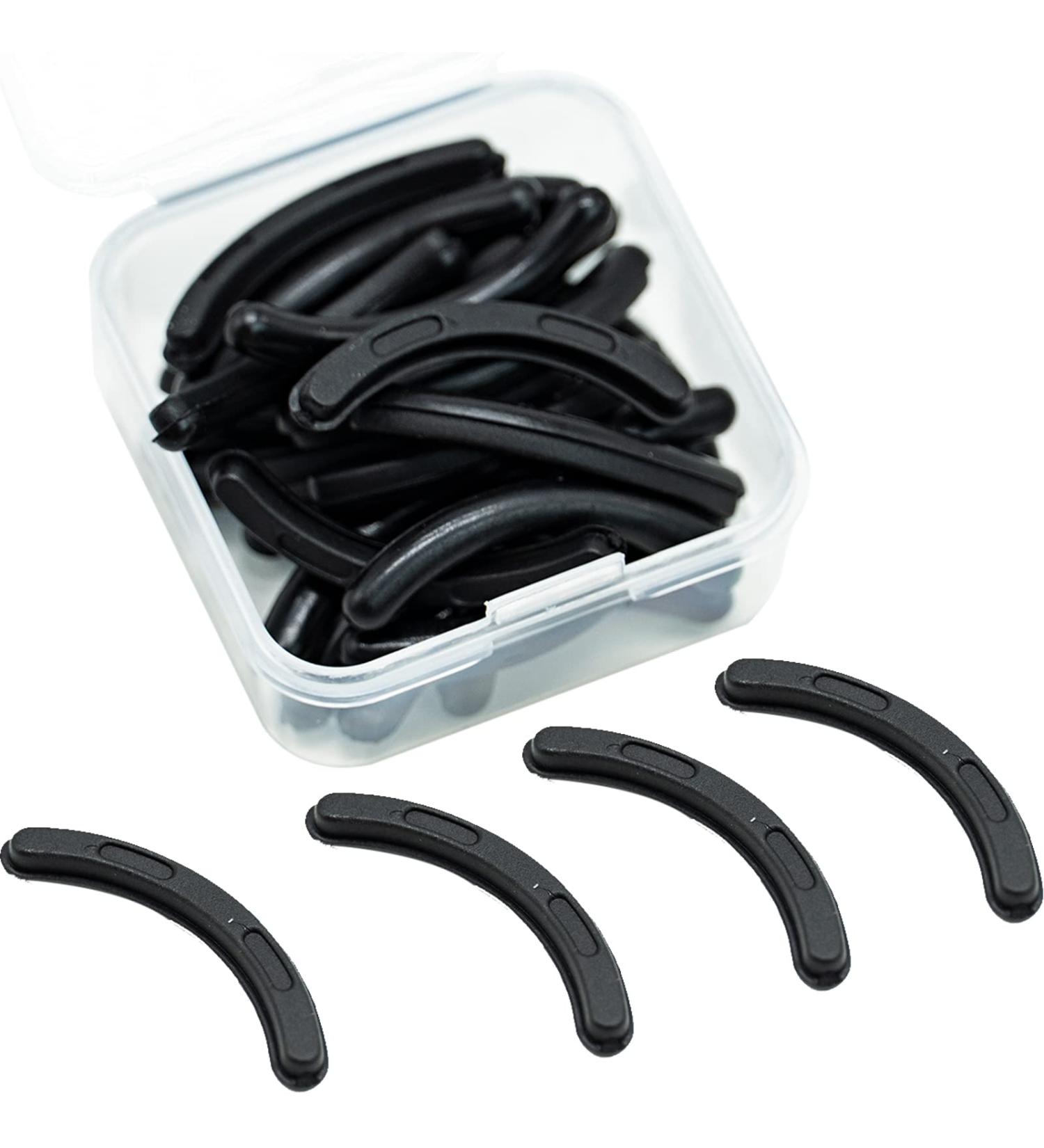 Silicone Eyelash Curler Refills - 24 Black Replacement Pads - Buy Online on GoSupps.com