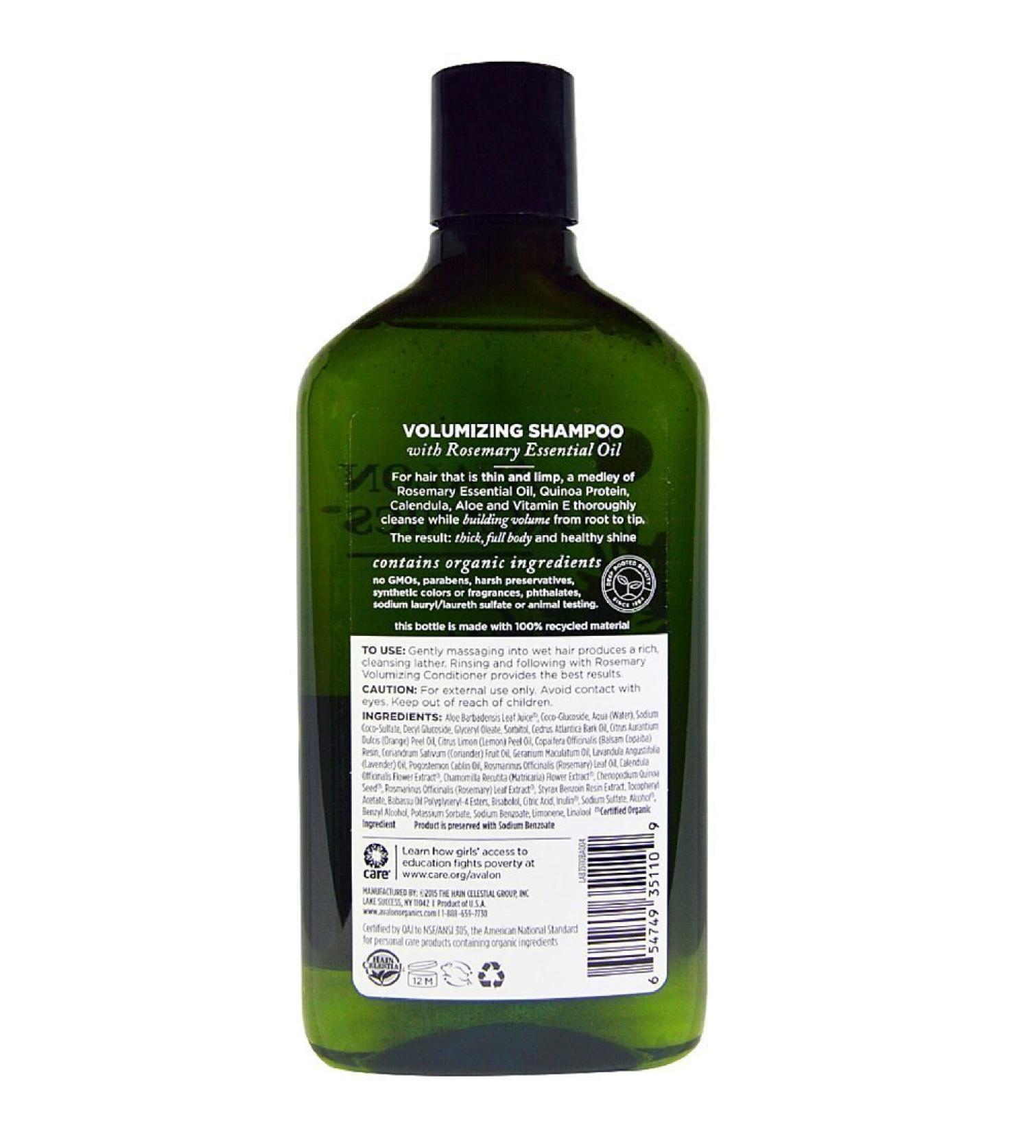 Buy Avalon Organics Rosemary Shampoo - Organic Hair Care for Healthy Nourished Locks - International Shipping Available - Buy Online on GoSupps.com