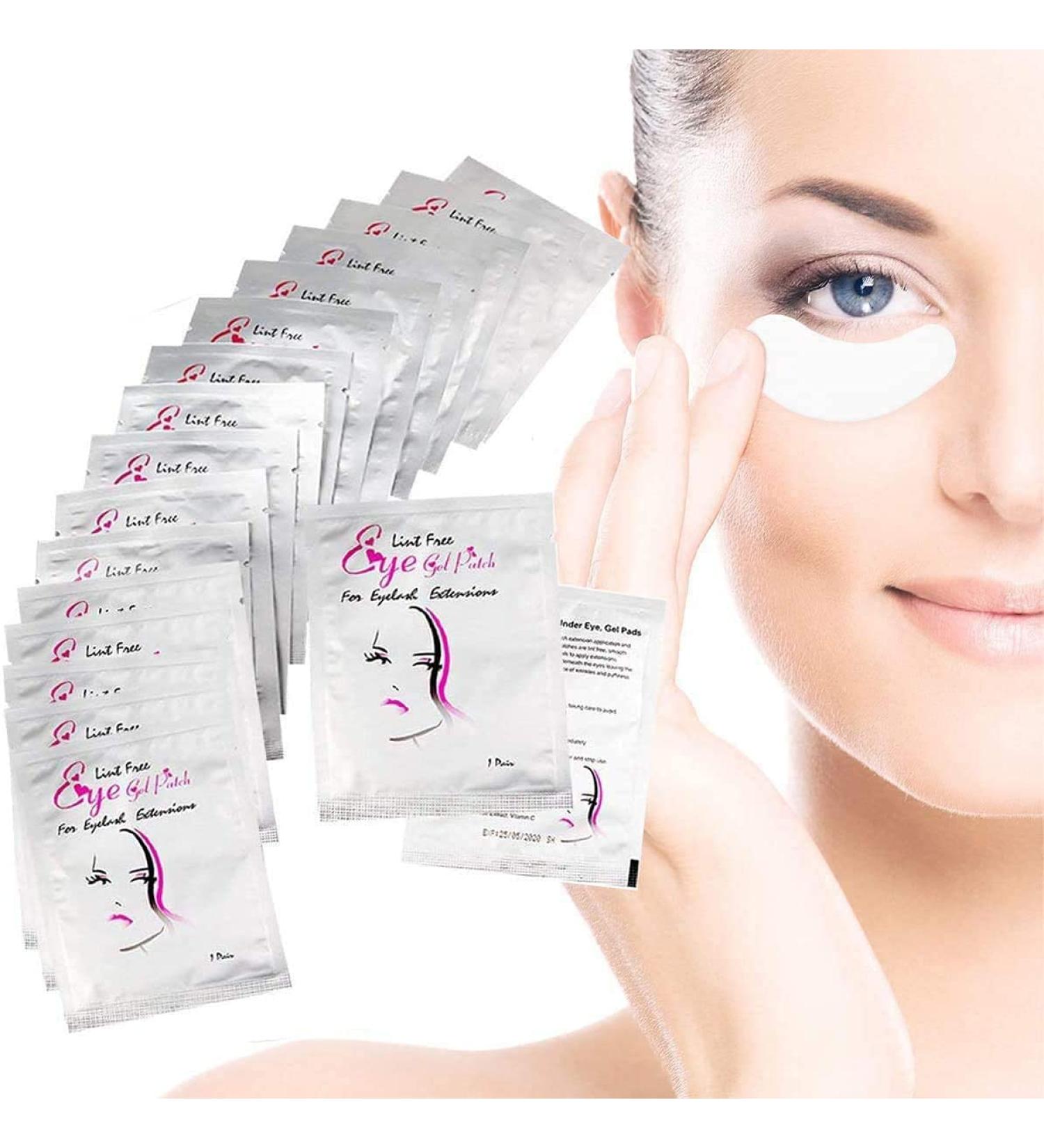 60 Pairs Eye Gel Pads - Lint Free Under Eye Pads for Eyelash Extensions - 120 Count Pack - Ideal for Pro Salons and Individuals - Buy Online on GoSupps.com