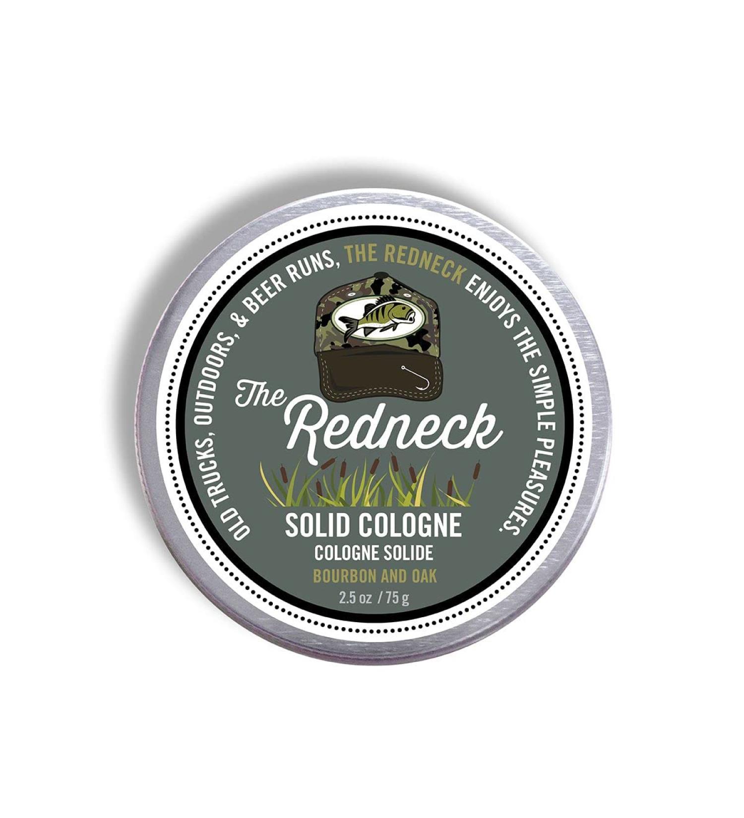 Walton Wood Farm Solid Cologne (The Redneck) Bourbon & Oak Scent Vegetarian-Friendly and Paraben-Free 2.5 oz