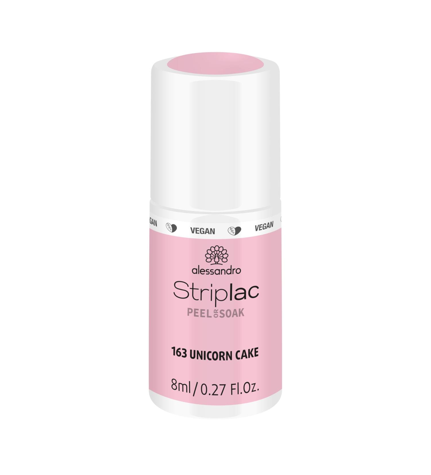 Alessandro Striplac UV Nail Polish - Unicorn Cake | Gentle Long-Lasting Peel-Off Vegan 8 ml - Buy Online on GoSupps.com