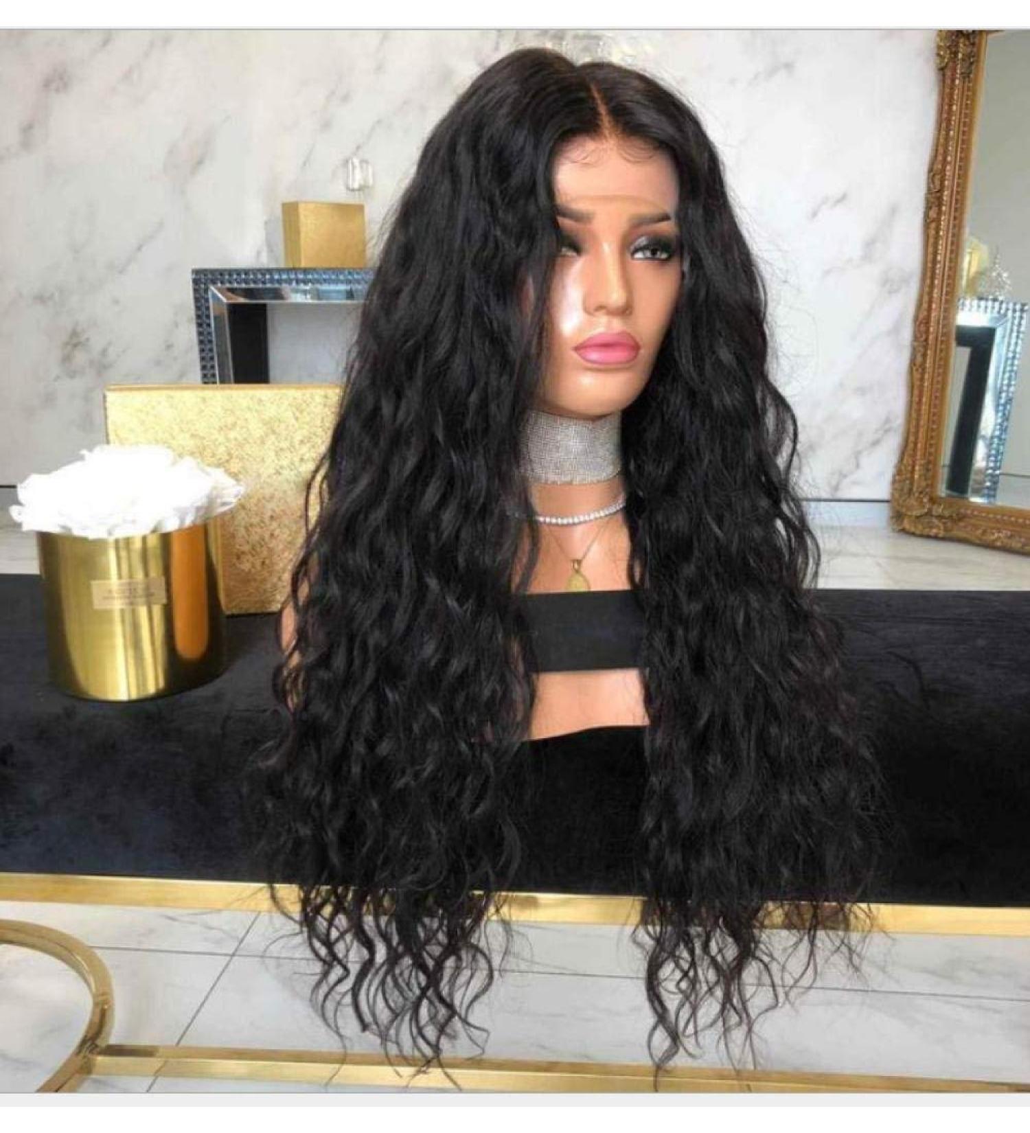BGHJUE Halloween Wig | Anime Fashion Long Black Curly Hair | High-Temperature Soft Silk Volume Wig for International Shipping - Buy Online on GoSupps.com
